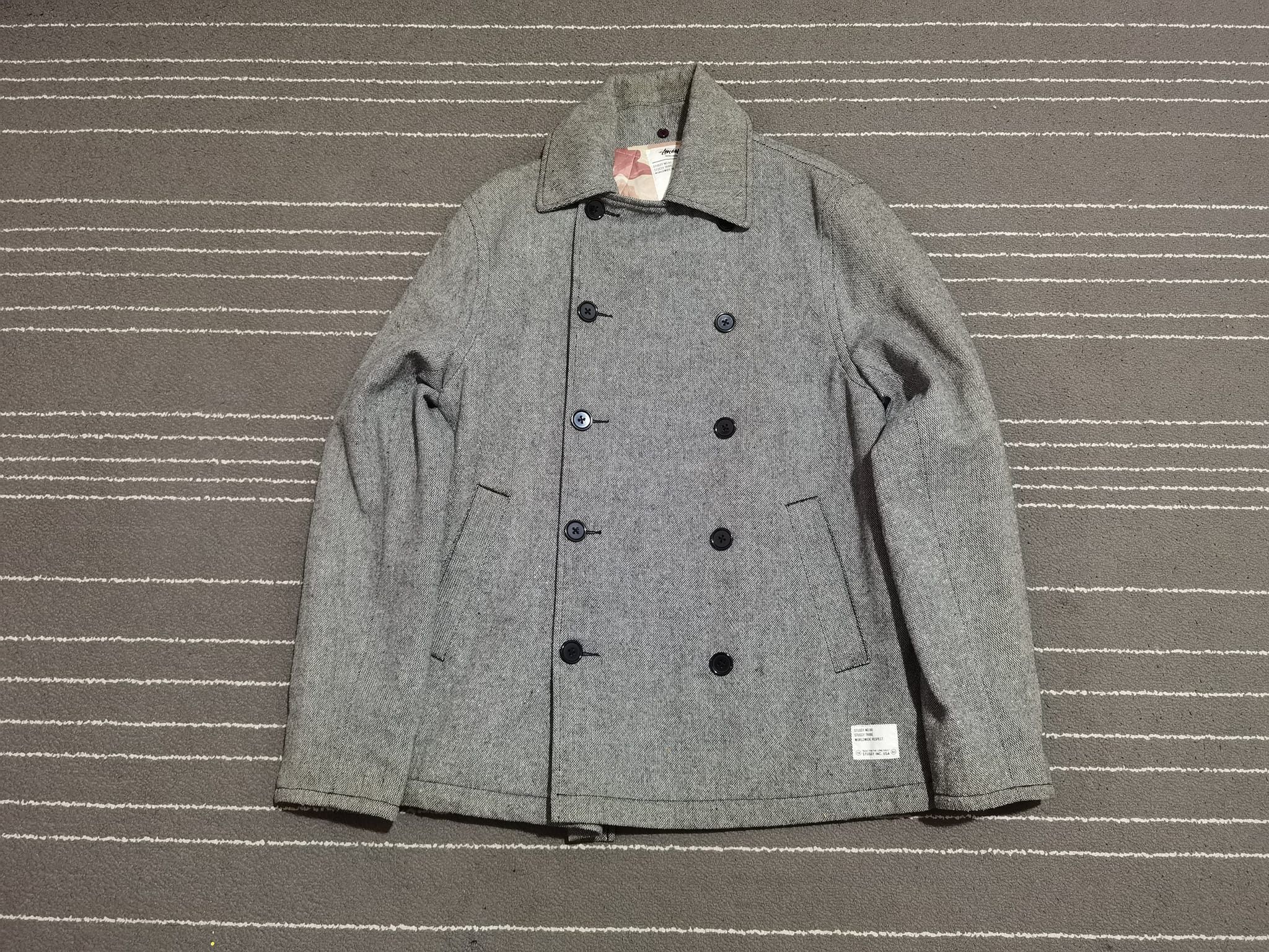Stussy STUSSY NO 80 grey jacket M 2087 Size M / US 6-8 / IT 42-44 - 1 Thumbnail