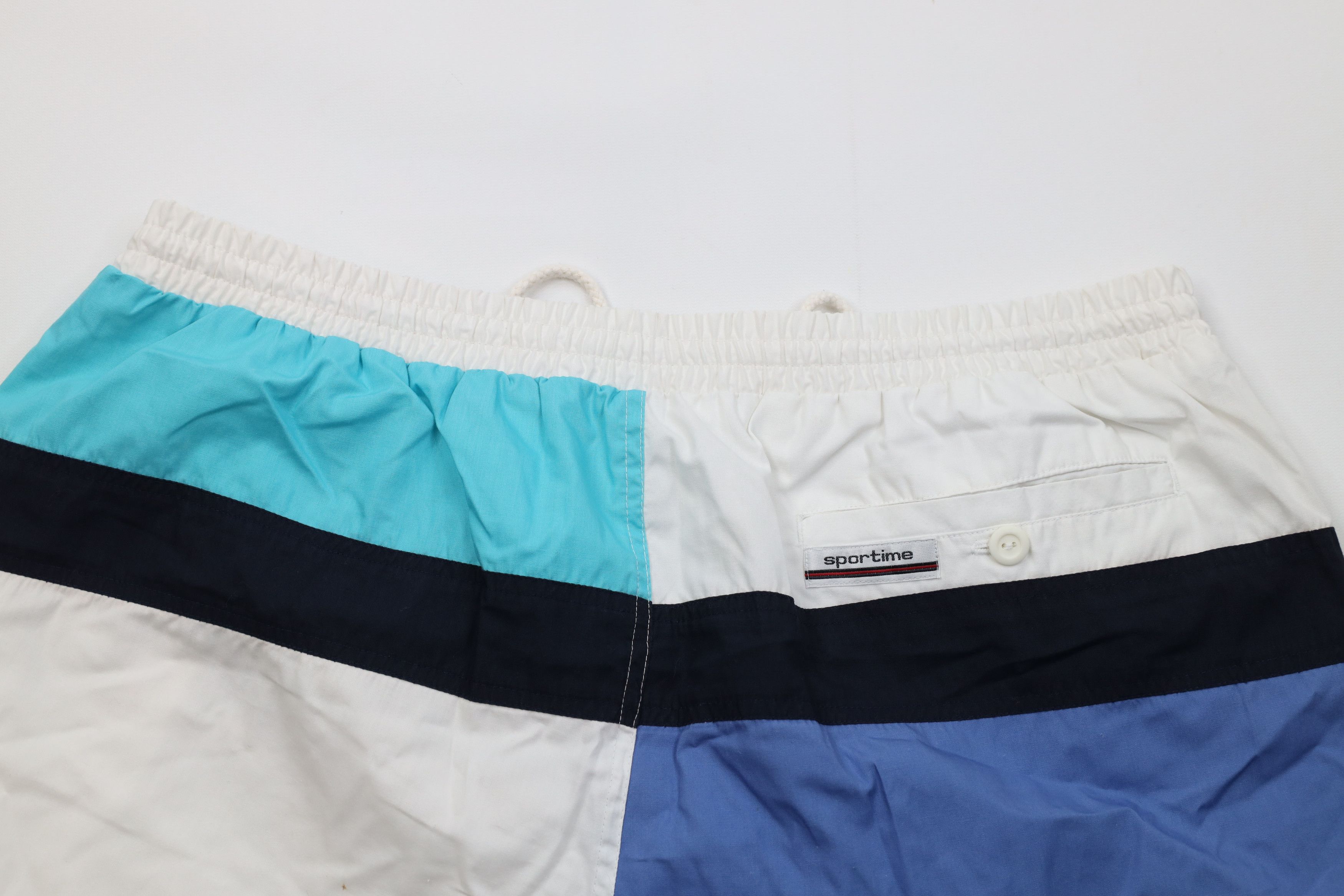 Vintage Vintage 90s Streetwear Lined Sailing Swim Trunks Shorts Size US 36 / EU 52 - 10 Thumbnail