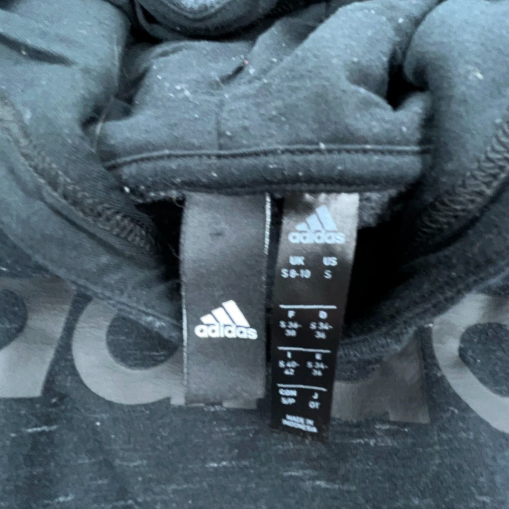 Adidas Adidas Hoodie Women Small Black White Logo Pullover Sweatshirt Casual Activewear Modern Sports Size S / US 4 / IT 40 - 5 Thumbnail