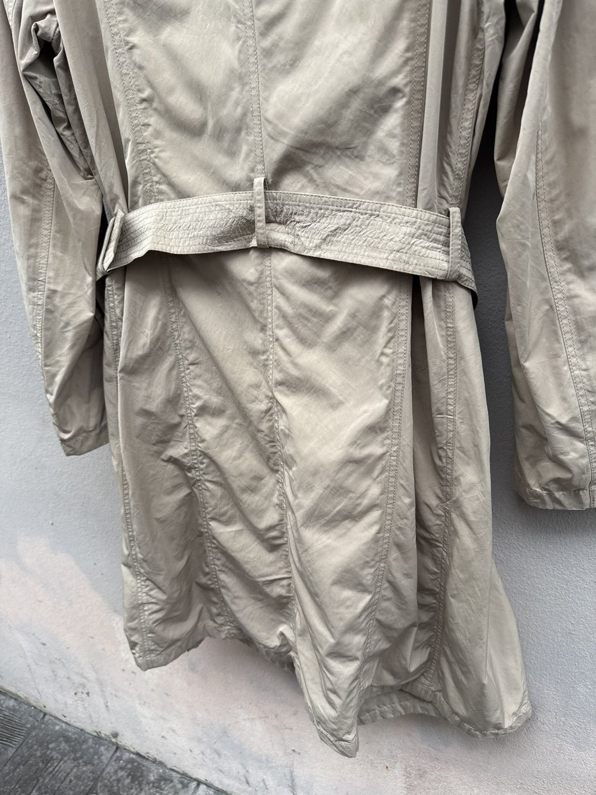 Giorgio Armani GIORGIO ARMANI Double Breasted Trench Long Coat Size M / US 6-8 / IT 42-44 - 10 Thumbnail