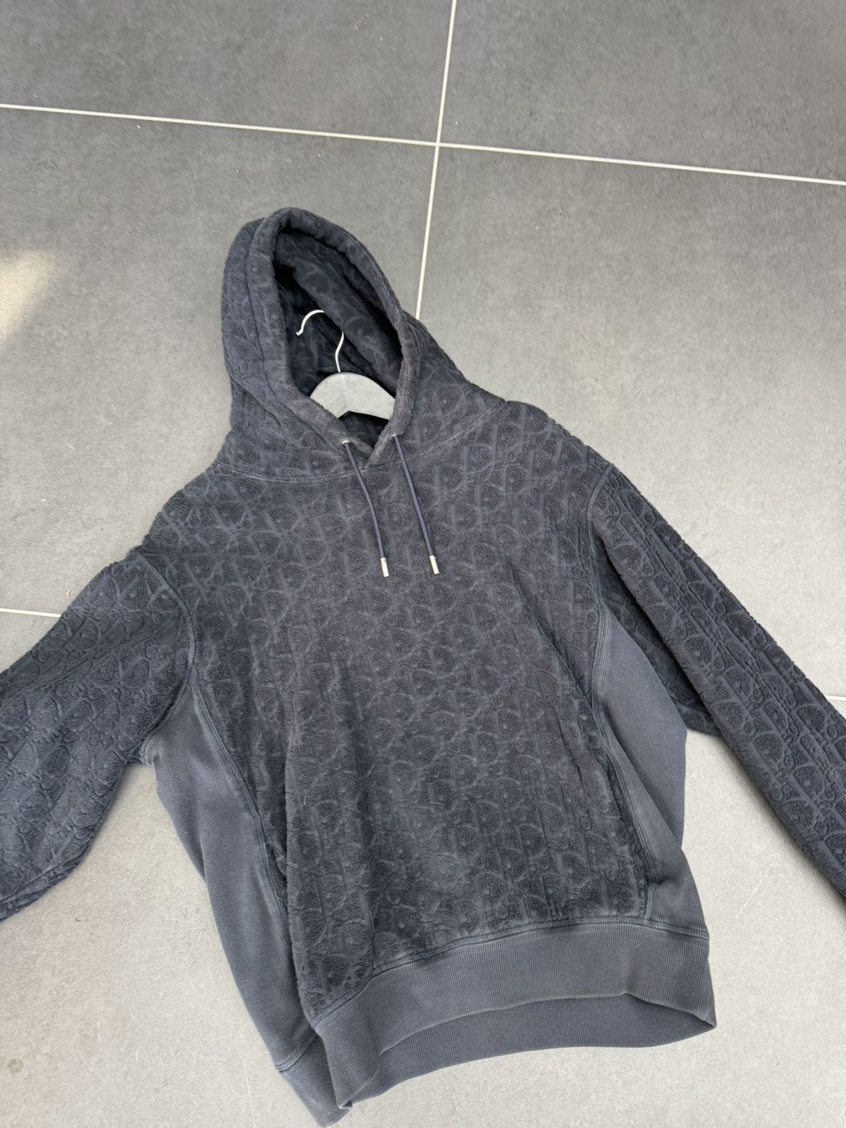 Dior Dior oblique towel hoodie Size US M / EU 48-50 / 2 - 2 Thumbnail