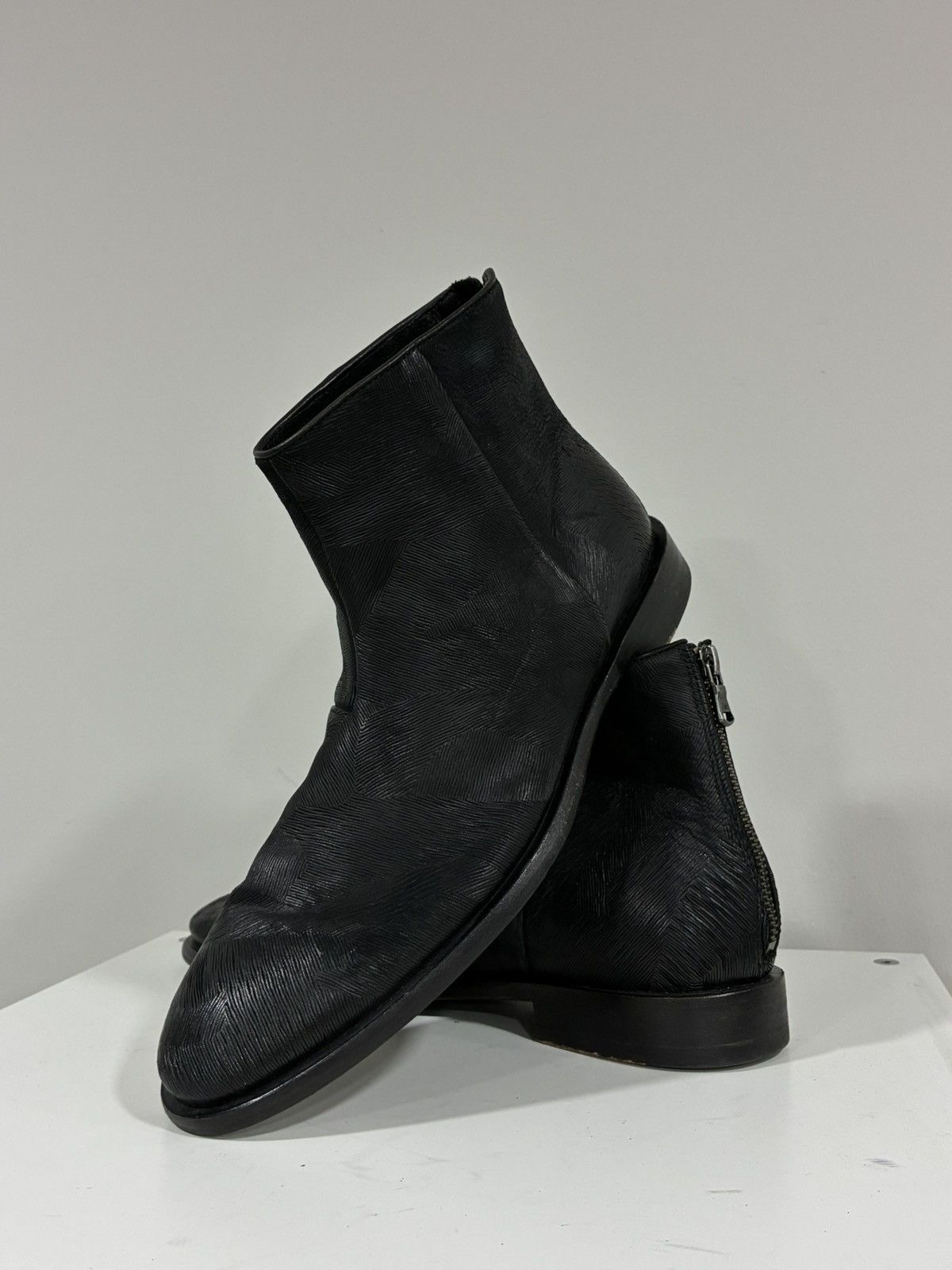 John Varvatos NYC Back Zip Boot Size US 9 EU 42 Size US 9 / EU 42 - 16 Thumbnail