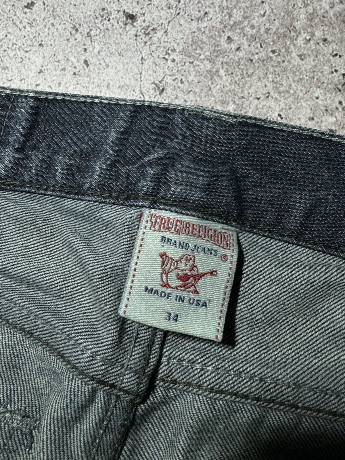 True Religion × Vintage True Religion Vintage Streetwear y2k Denim rap Jeans Size US 34 / EU 50 - 11 Thumbnail
