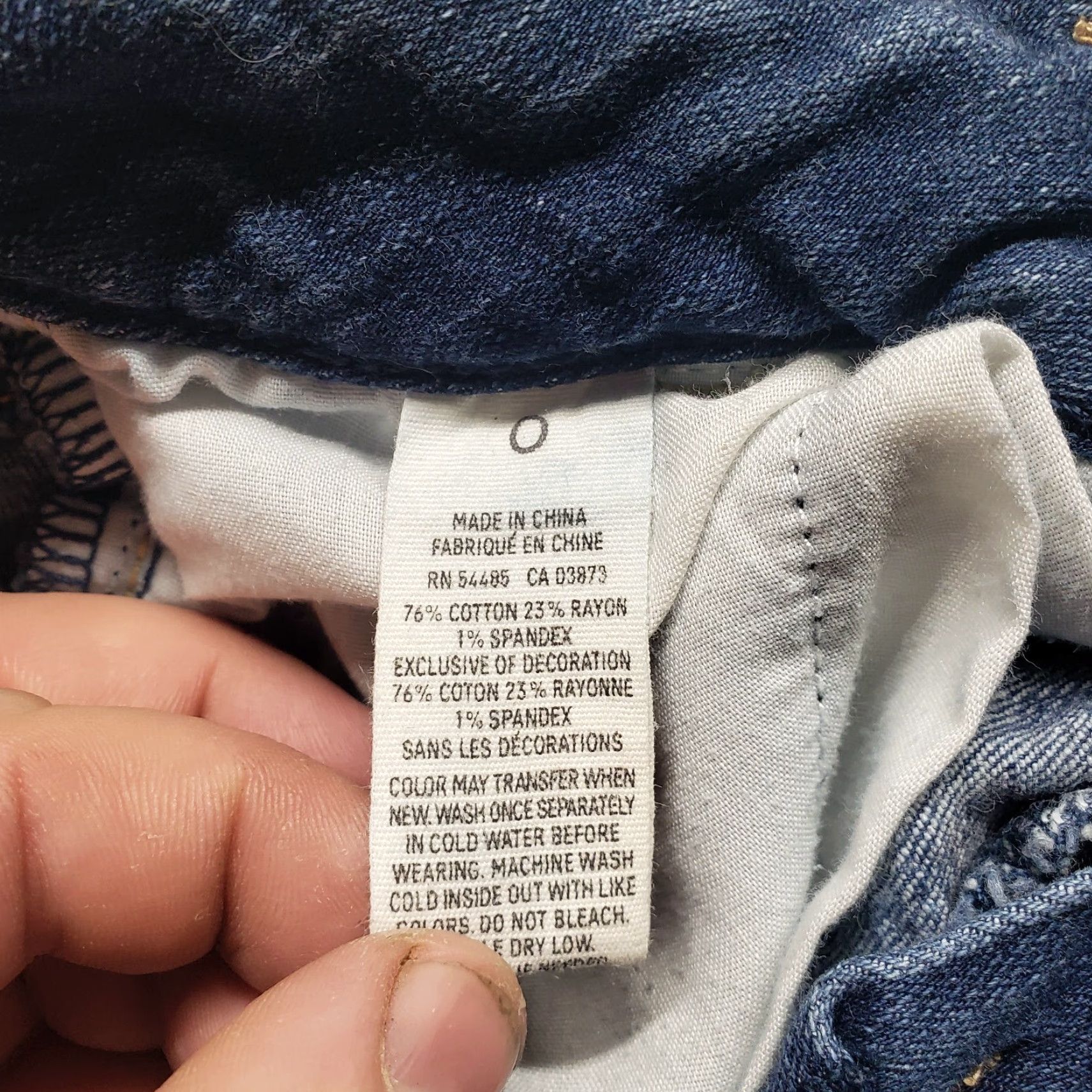 American Eagle Outfitters American Eagle Shortie Denim Cutoff Shorts Shorts Super Blue Stretch Hi Rise 0 Women's Size 25" / US 0 / IT 36 - 3 Thumbnail