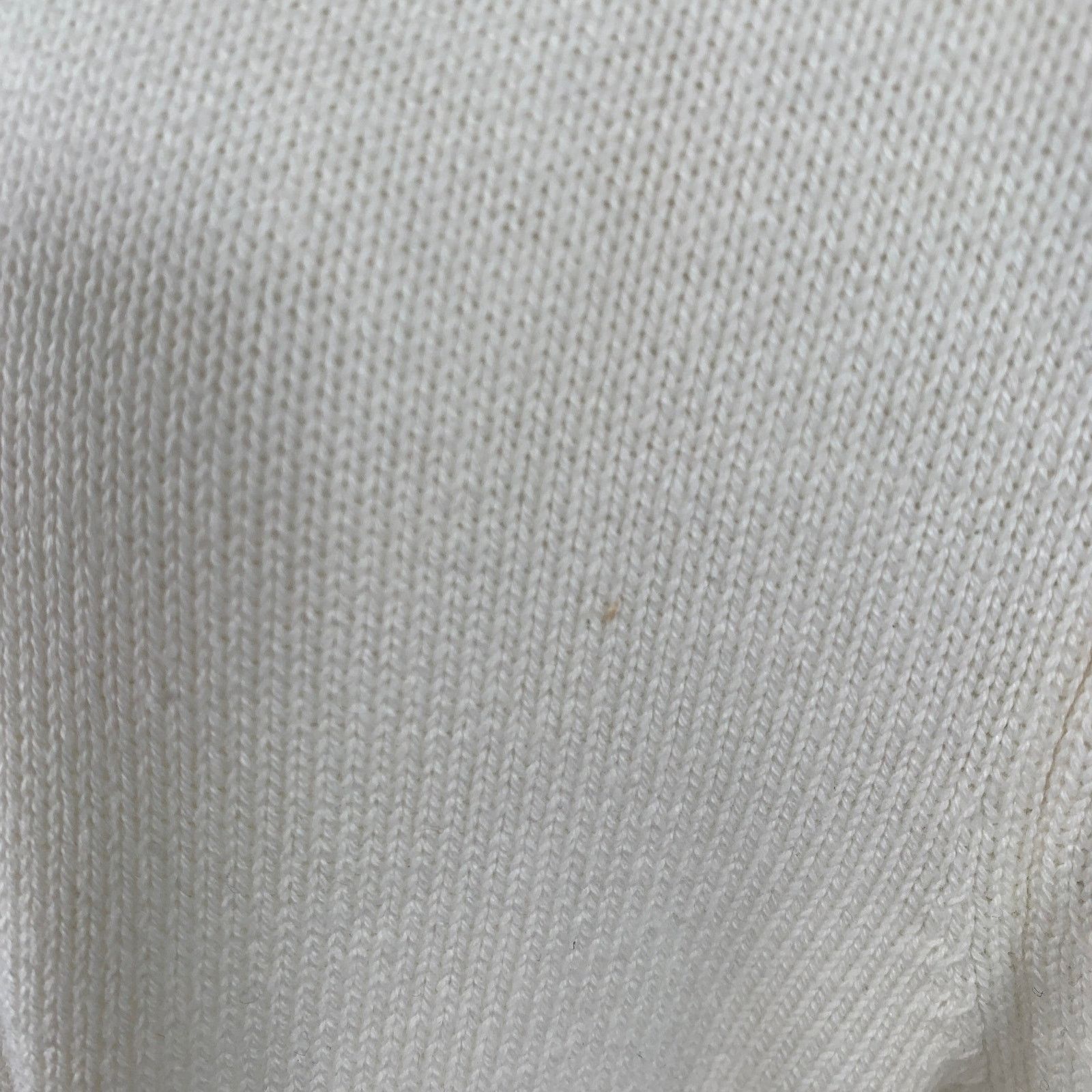 The Kooples M White Black Knit Cotton Cashmere Crew Neck Sweater Size M / US 6-8 / IT 42-44 - 5 Thumbnail