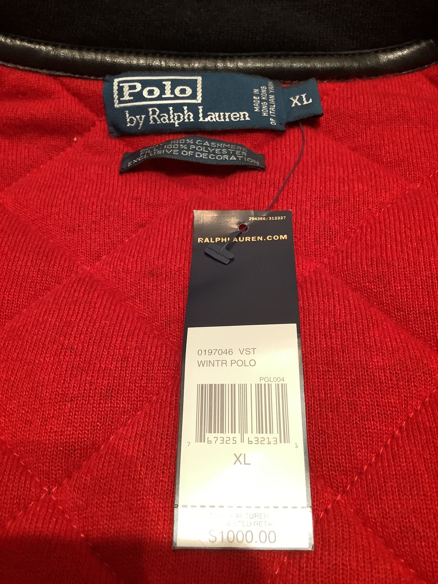 Polo Ralph Lauren Polo Ralph Lauren Cashmere Vest Size US XL / EU 56 / 4 - 10 Thumbnail