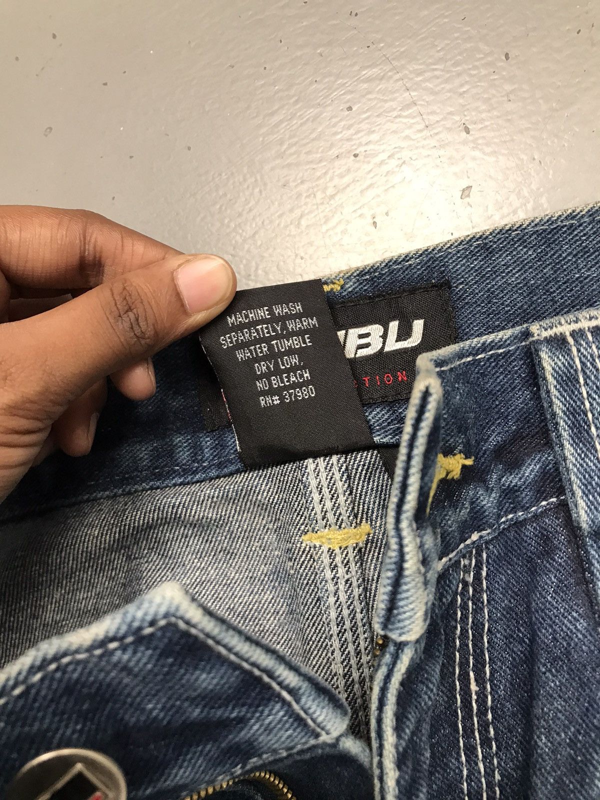Fubu Vintage Fubu the collection patchwork cargo denim Size US 34 / EU 50 - 11 Thumbnail