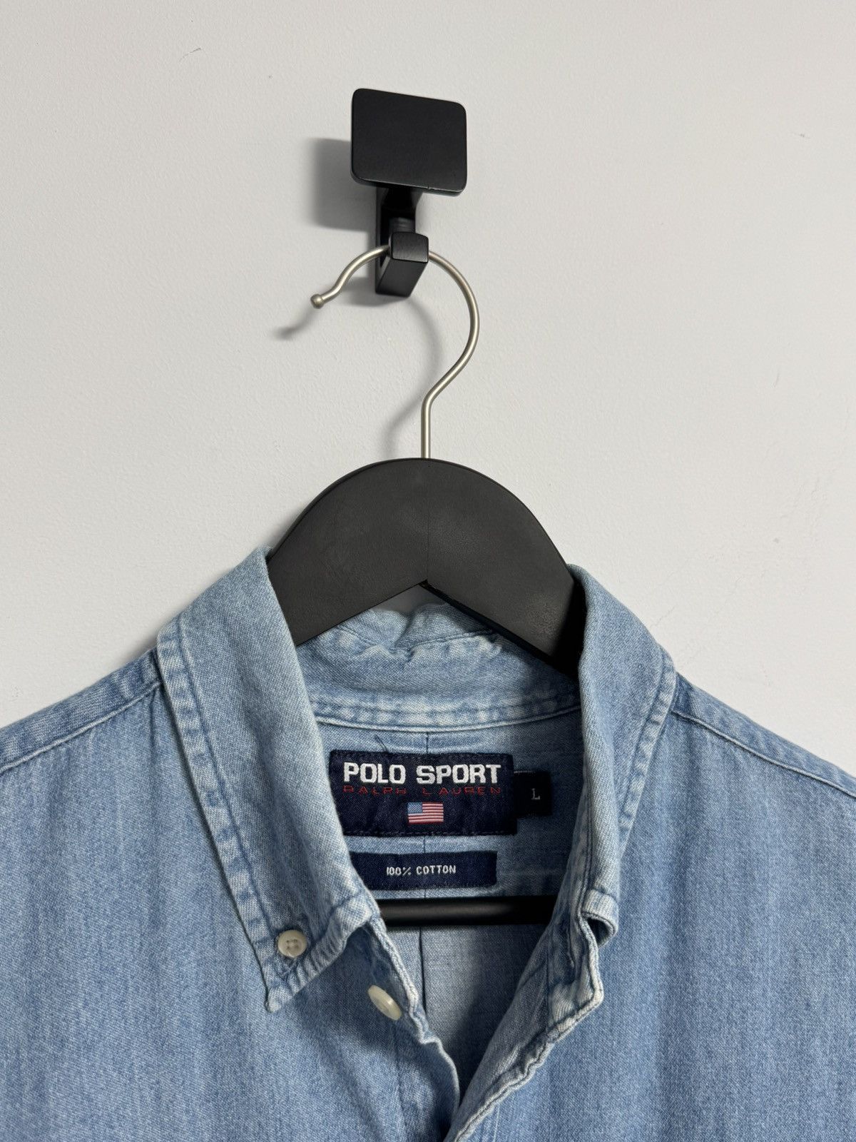 Polo Ralph Lauren Polo Ralph Lauren Sport Button Up Shirt Size US L / EU 52-54 / 3 - 3 Thumbnail
