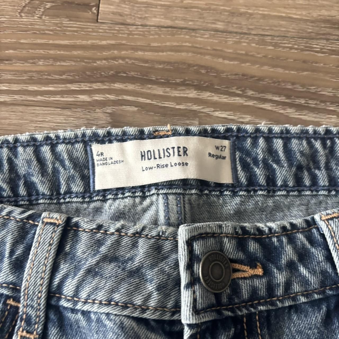 Vintage Crazy Vintage Y2K/2000s Light Wash Low Rise Baggy Denim Jeans! 30x32 Size US 30 / EU 46 - 7 Thumbnail