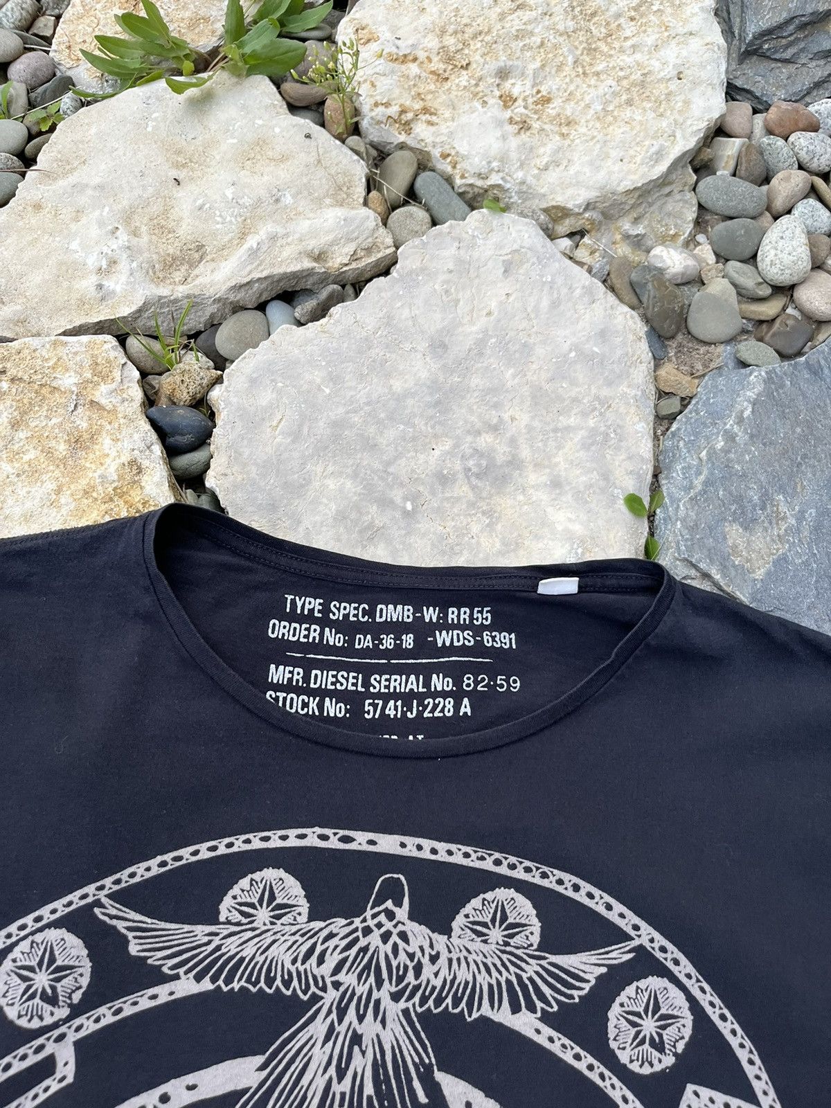 Diesel × Vintage Vintage Diesel RR y2k skull tee t-shirt eagle goth Size US XL / EU 56 / 4 - 8 Thumbnail