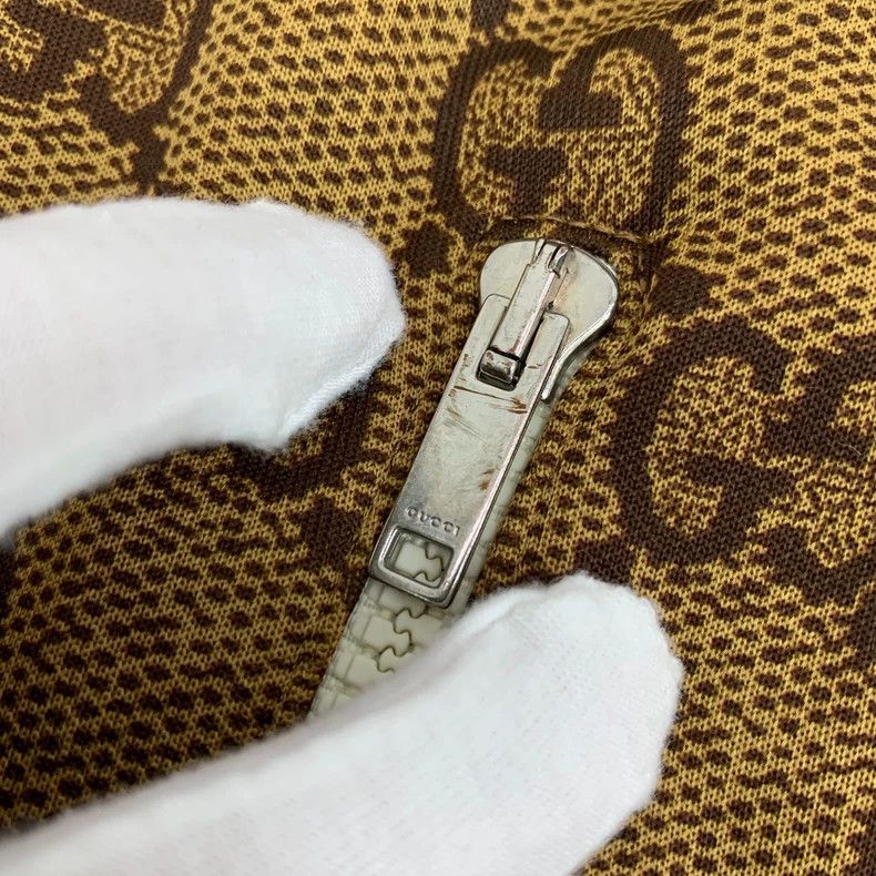 Gucci Gucci Color-blocked logo jacquard full-print lapel half-zi Size XS / US 0-2 / IT 36-38 - 9 Thumbnail