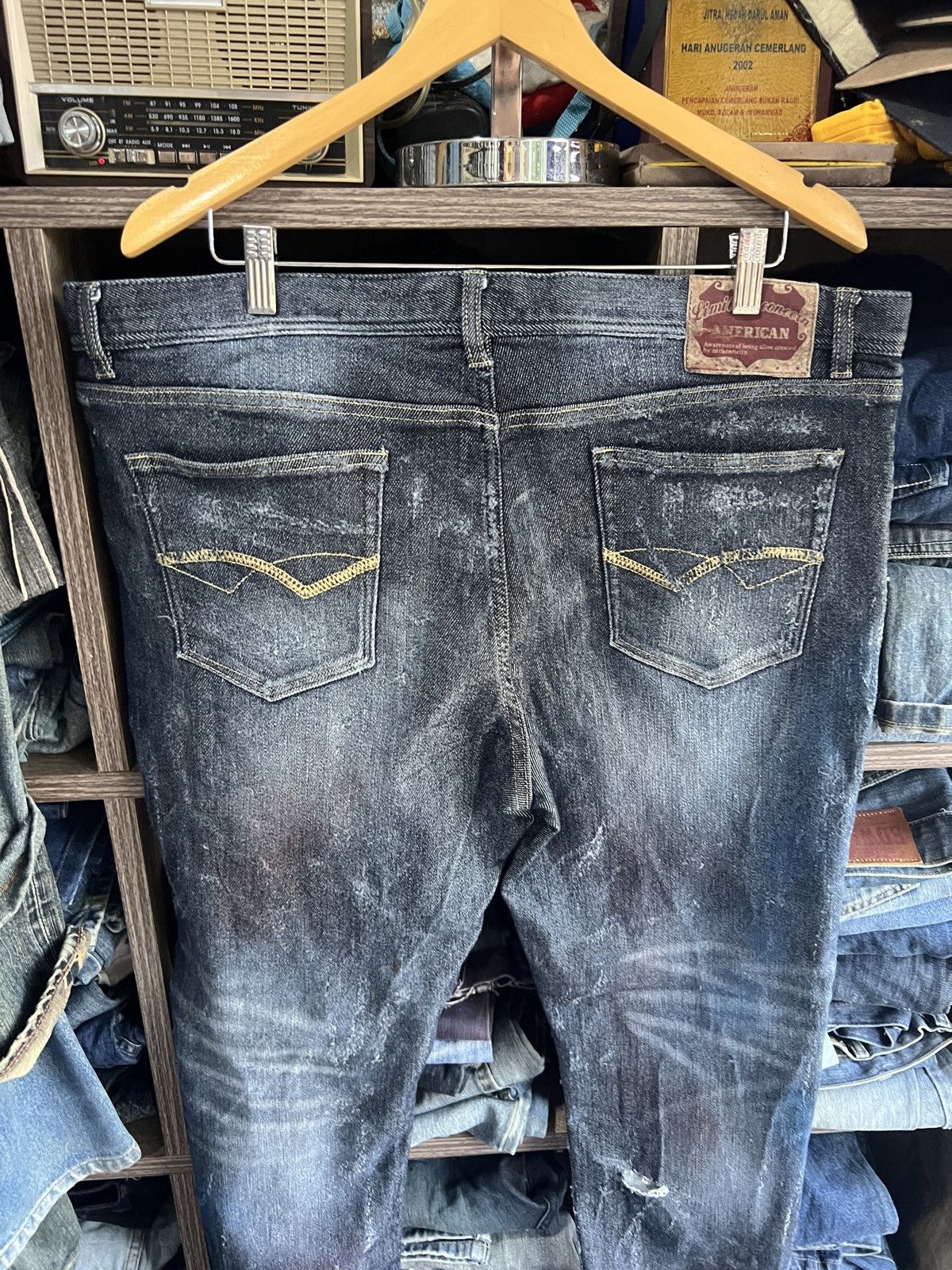 Other 🔥Amore Puro Sex Pistols Patch Distressed Denim Size US 40 / EU 56 - 13 Thumbnail