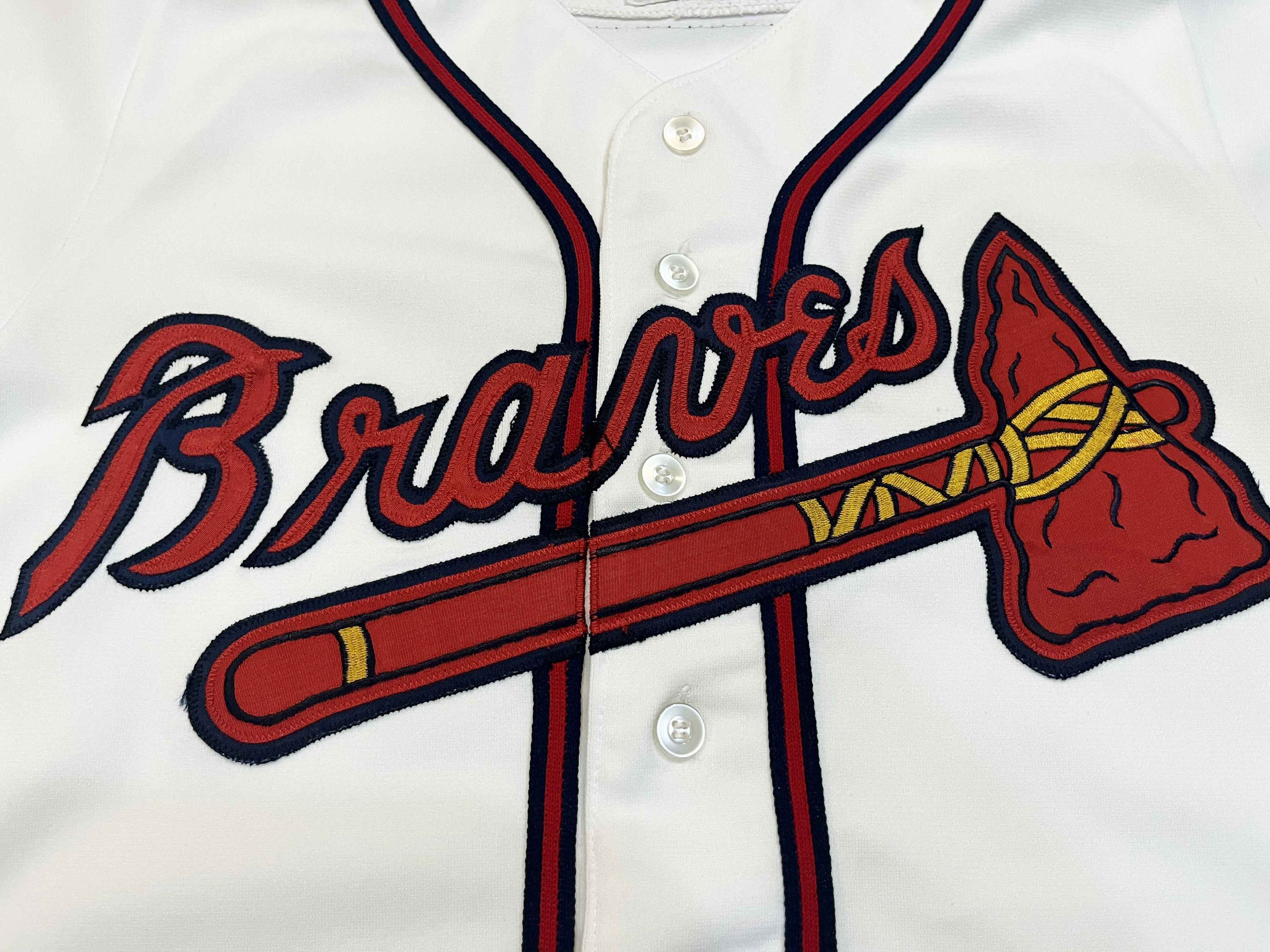 Wilson Vintage Wilson MLB Atlanta Braves #3 Baseball Jersey Size US M / EU 48-50 / 2 - 2 Thumbnail