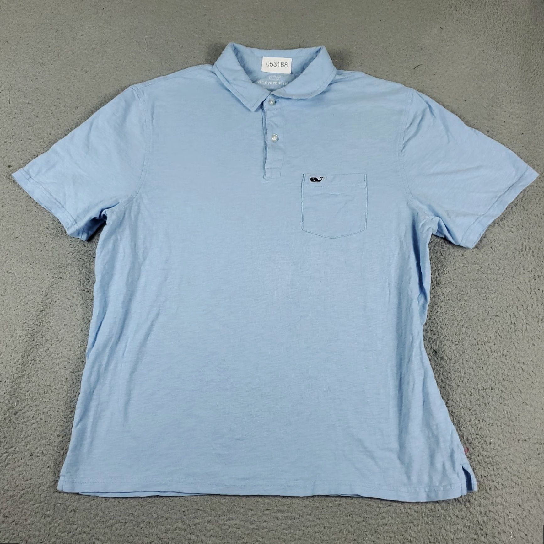 Vineyard Vines Vineyard Vines Polo Shirt Mens L Blue Whale Casual Short Sleeve Polo Mens Large Blue Whale Logo Shirt Size US L / EU 52-54 / 3 - 2 Thumbnail