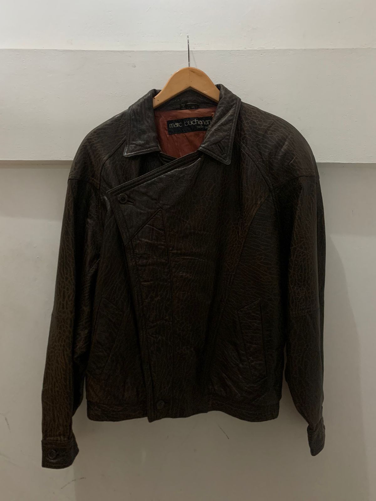 Marc Buchanan × Pelle Pelle Pelle Pelle Marc Buchanan Brown Leather Jacket Size US S / EU 44-46 / 1 - 1 Thumbnail