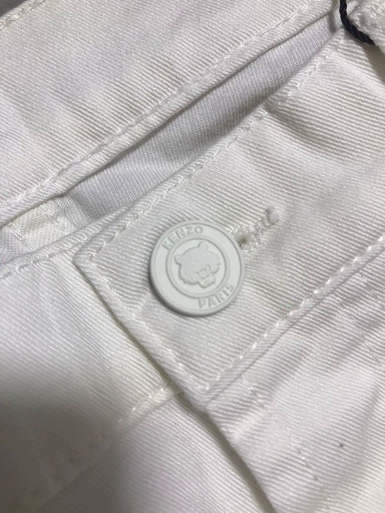 Kenzo KENZO White cotton men's casual pants Size US 33 - 5 Thumbnail