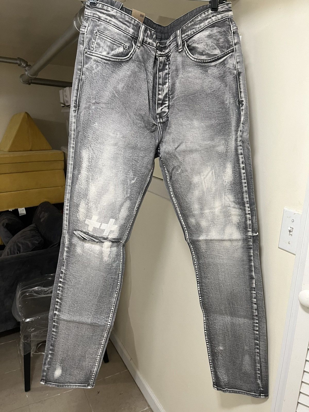 Ksubi Ksubi Chitch Eratik Trashed Jeans Sz 36 Size US 36 / EU 52 - 1 Thumbnail
