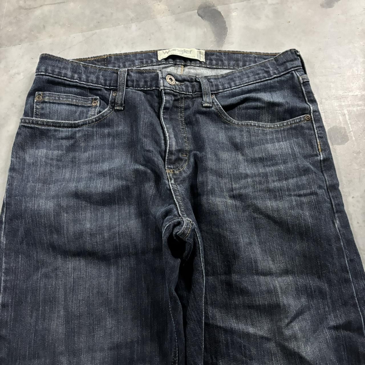Vintage Crazy Vintage Y2K/2000s Grunge Dark Wash Denim Jeans! 33x30 Size US 33 - 5 Thumbnail