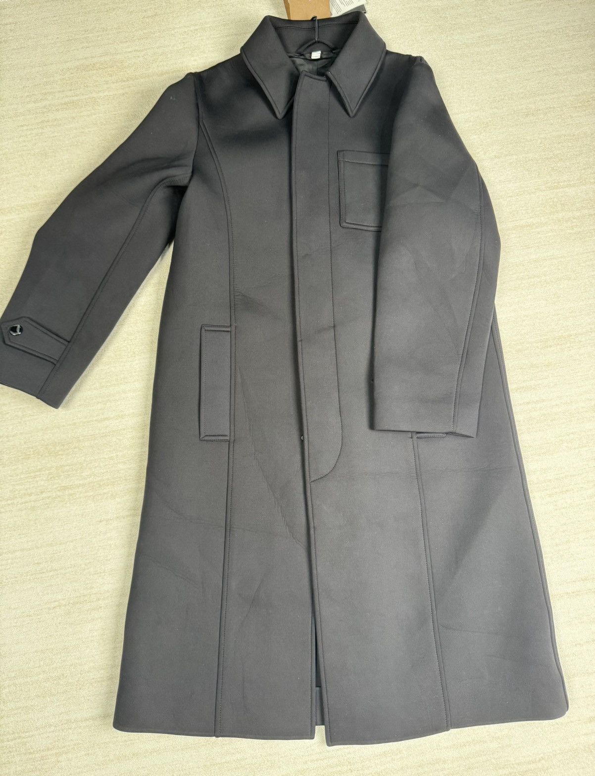 Burberry Shark fin neoprene car coat Size US M / EU 48-50 / 2 - 13 Thumbnail