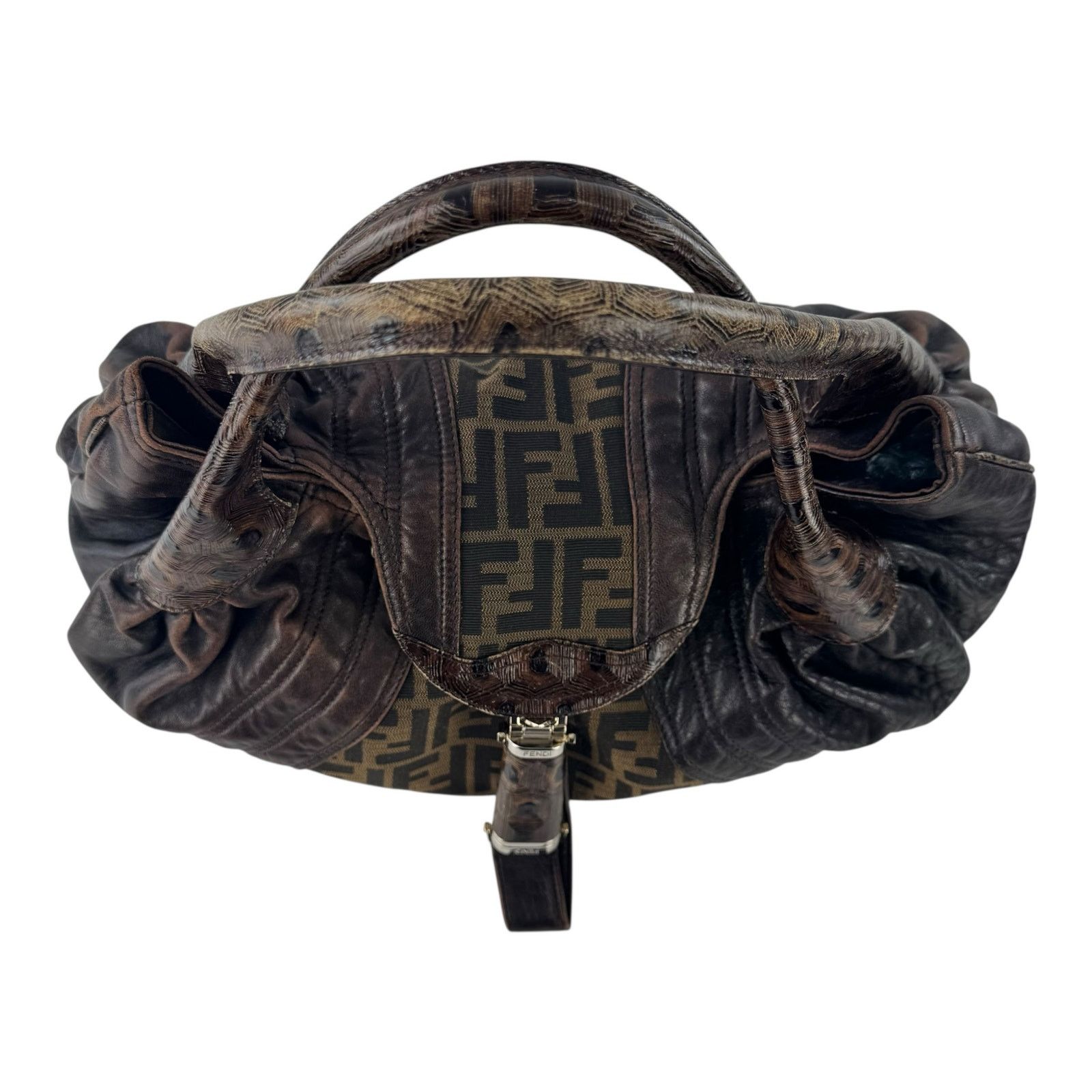 Fendi Fendi Zucca and Tortoiseshell Spy Bag Size ONE SIZE - 6 Thumbnail