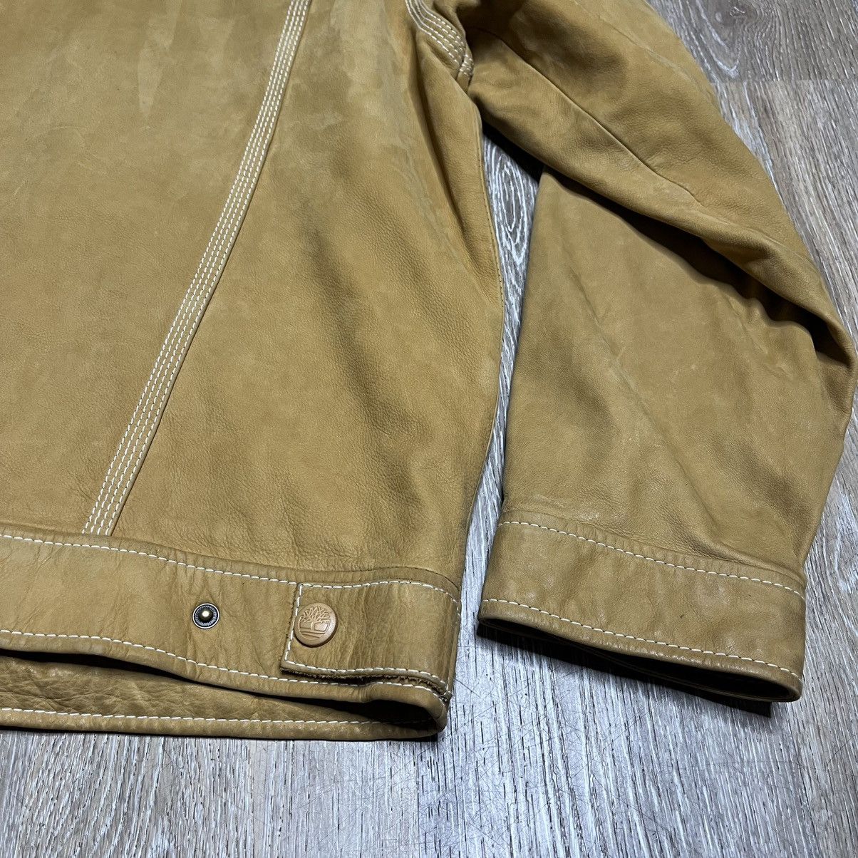 Timberland × Vintage 2000s timberland leather jacket Size US M / EU 48-50 / 2 - 5 Thumbnail