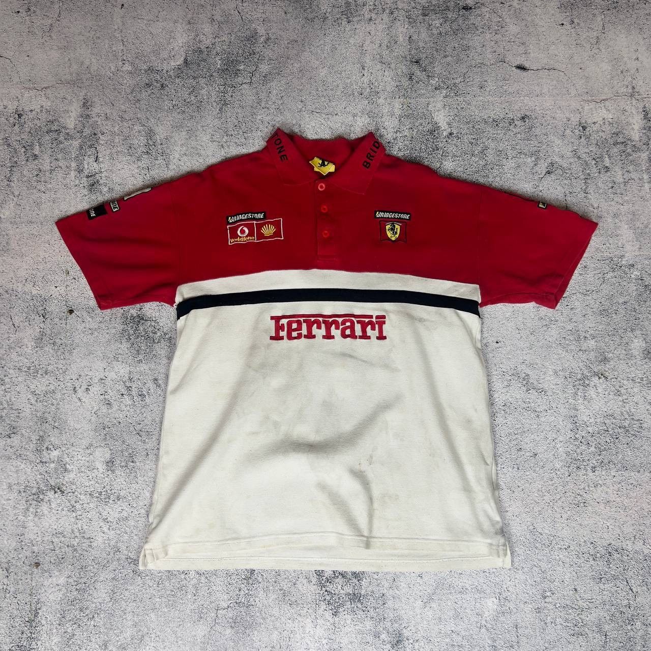 Ferrari Ferrari Polo Men's Size S Cotton Short Sleeve` Size US S / EU 44-46 / 1 - 1 Thumbnail