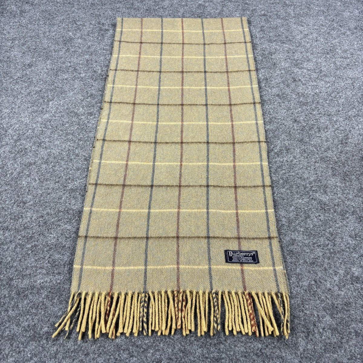 Burberry × Vintage Burberry Scarf # D702 # Muffler # Neckwear Size ONE SIZE - 5 Thumbnail