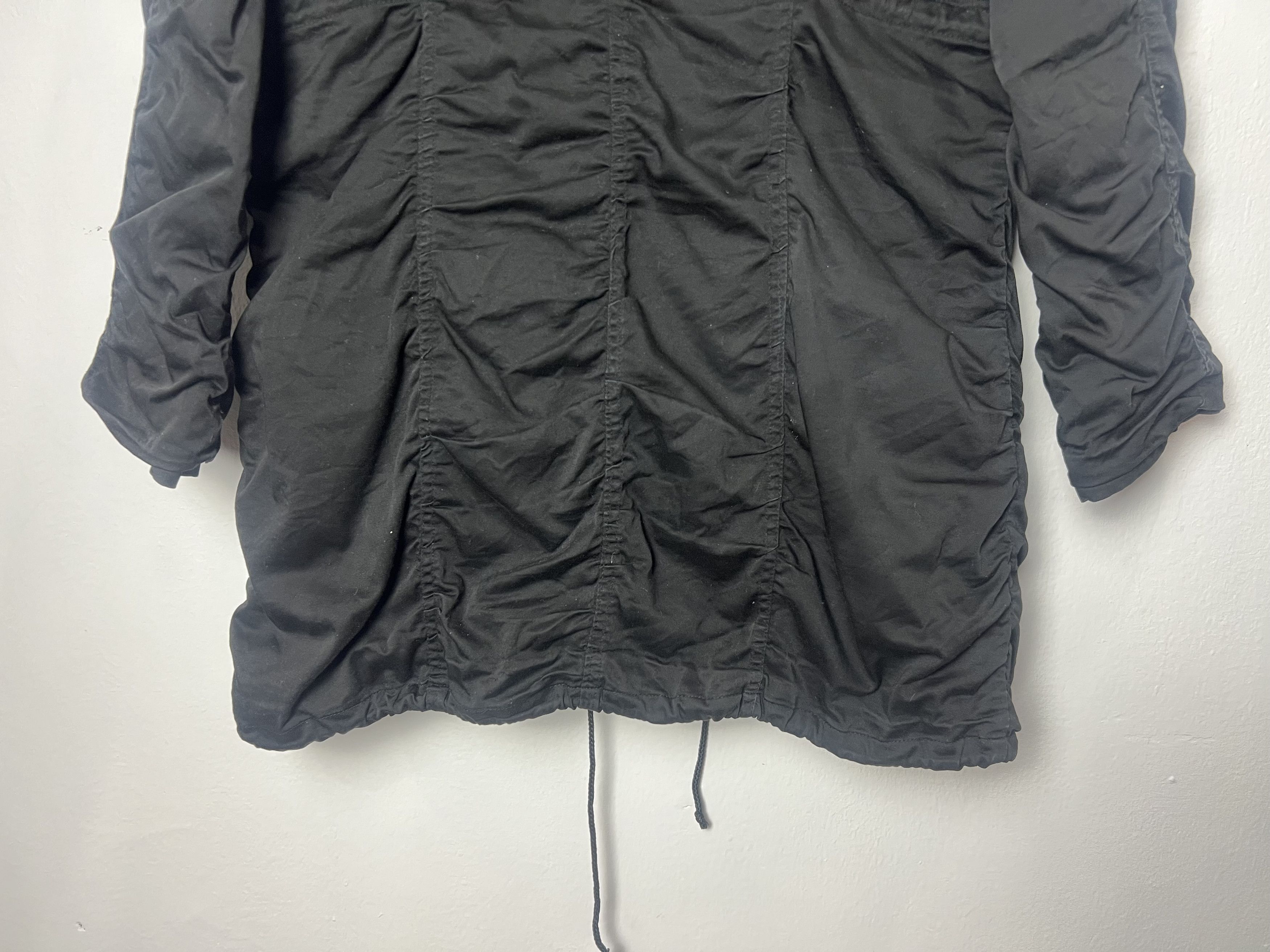 14th Addiction Meubles De Monde Shirring Puckering Cinched Hooded Jacket Size US M / EU 48-50 / 2 - 6 Thumbnail