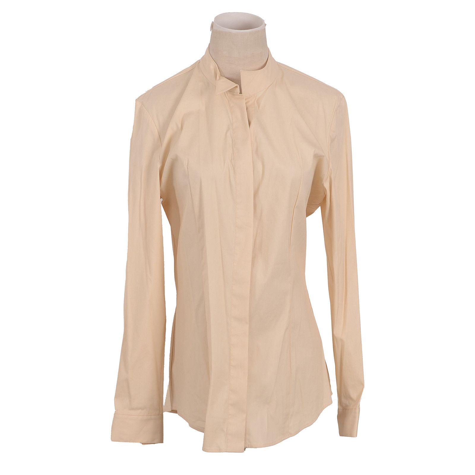 Celine Celine Beige Long Sleeve Button Up Shirt Size 42 Size M / US 6-8 / IT 42-44 - 1 Thumbnail