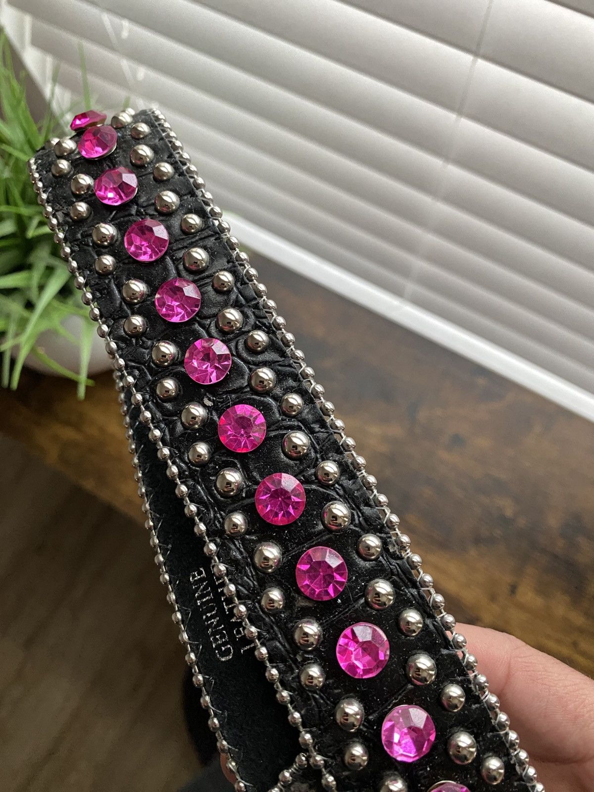 Other Y2K Crystal Western Rhinestone Belt Size 34 - 5 Thumbnail