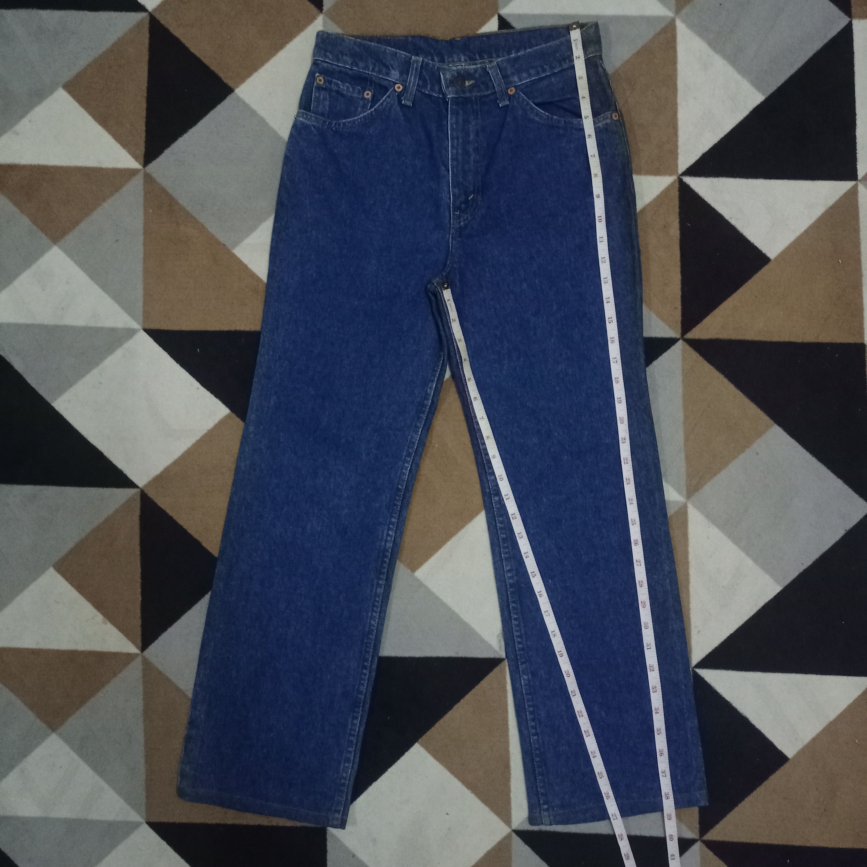 Levi's × Levi's Vintage Clothing Vintage Levis 505 Blue Wash Raw Denim Baggy Jeans 28x27 Size US 28 / EU 44 - 9 Thumbnail