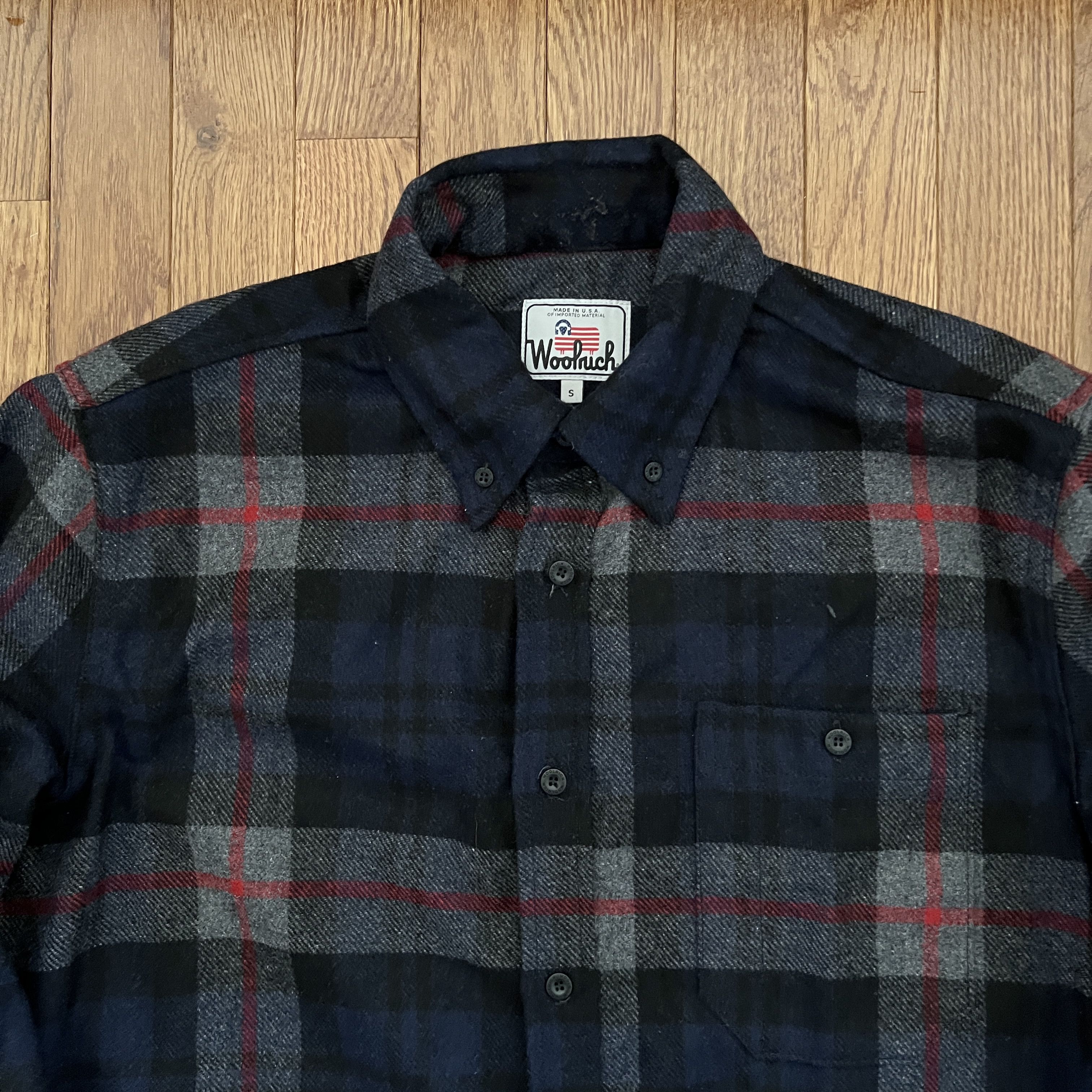 Woolrich Woolen Mills Woolrich Blue Plaid Flannel Shirt Size US S / EU 44-46 / 1 - 2 Thumbnail