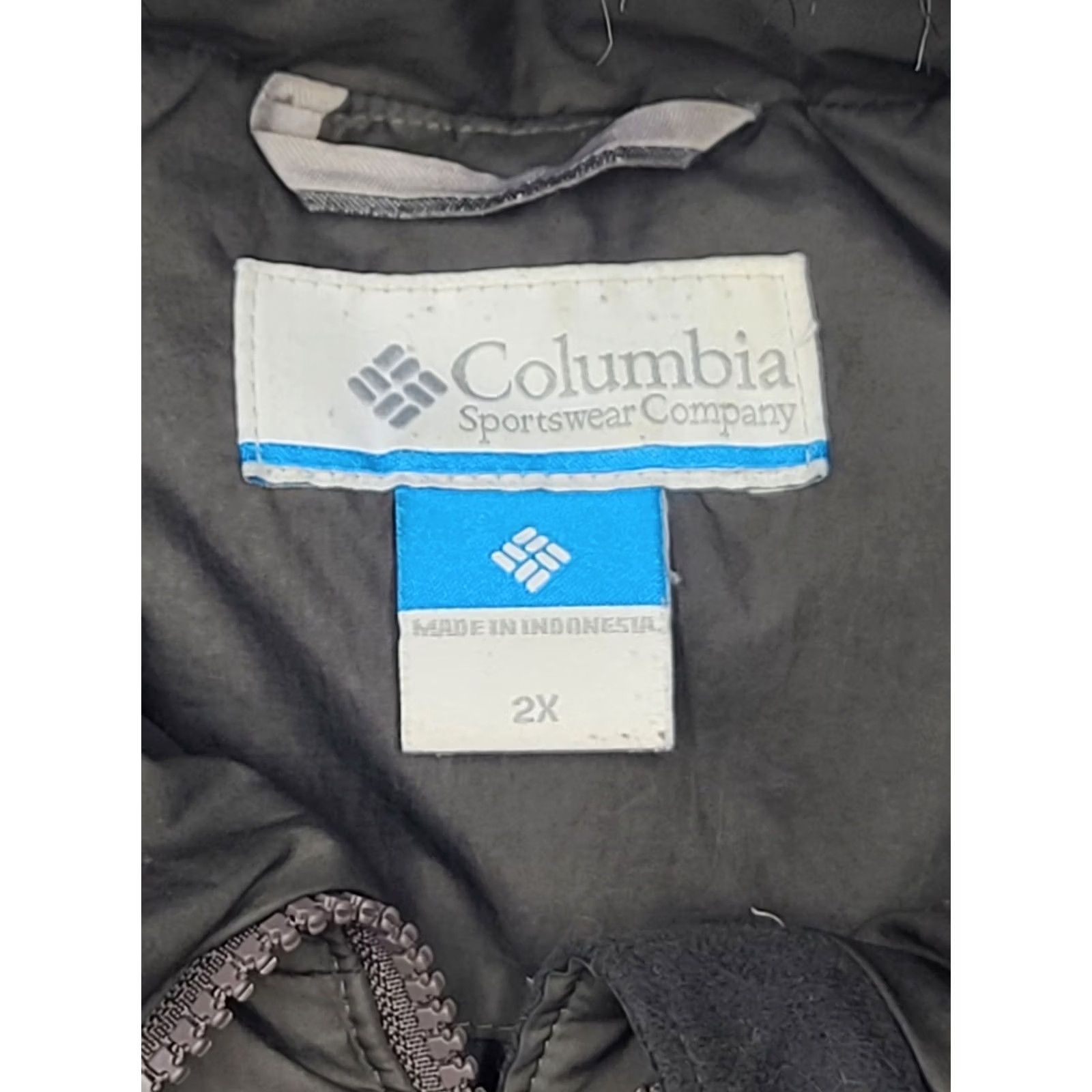 Vintage Columbia Lay D Down II Mid Jacket Womens 2X Graphite Gray Long Puffer Parka Coat Size XXL / US 16-18 / IT 52-54 - 3 Thumbnail
