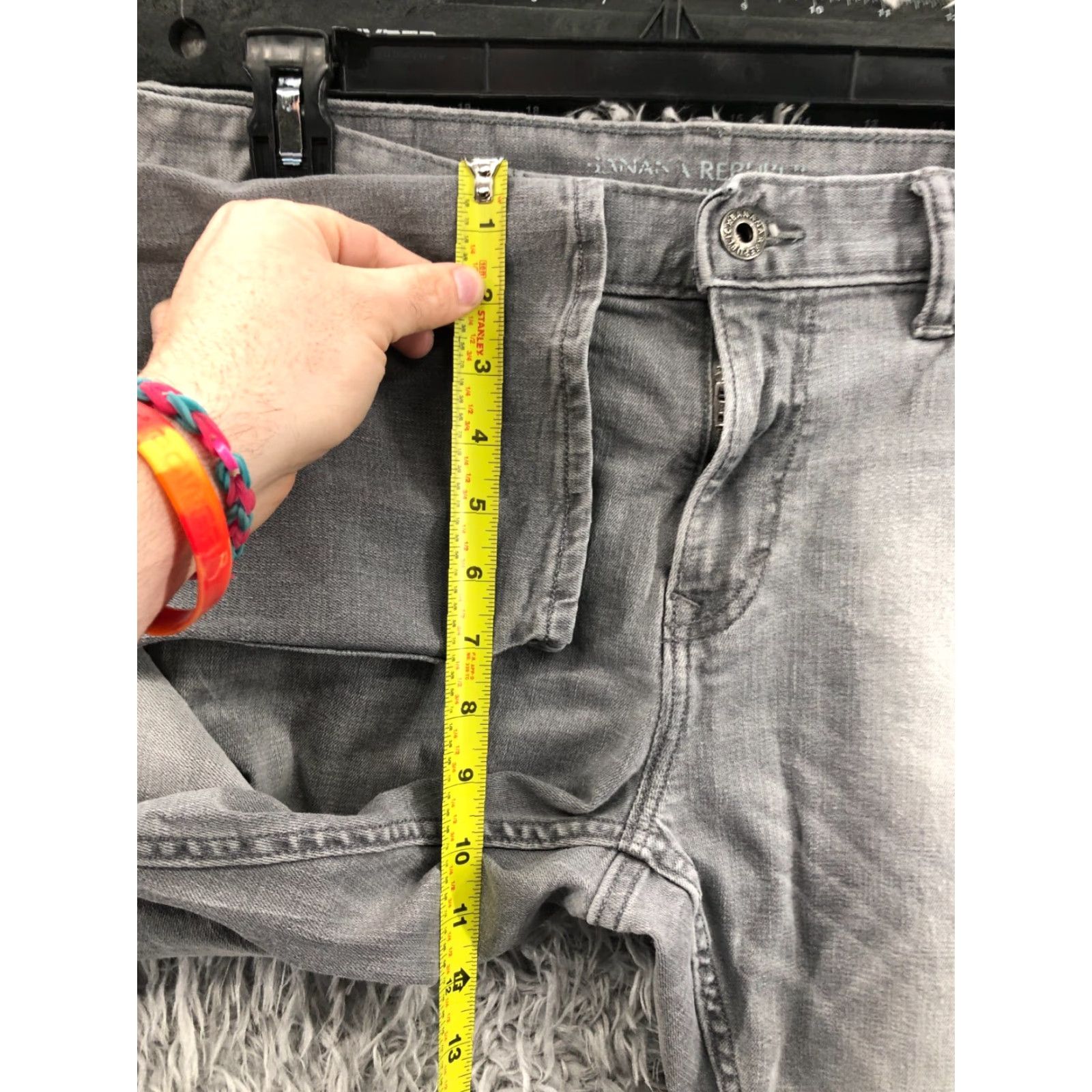 Banana Republic Banana Republic Jeans Slim Straight Womens Medium Gray 33x32 Size 24" / US 00 / IT 34 - 4 Thumbnail