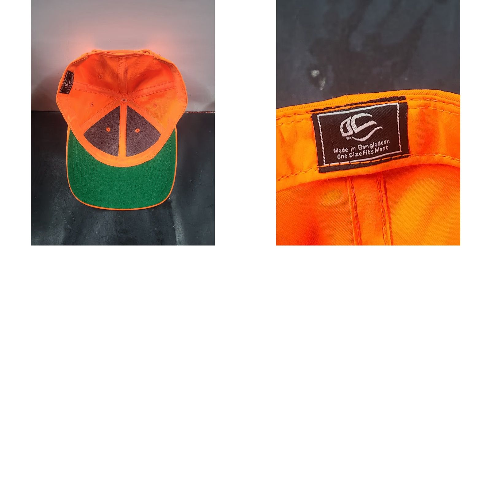 Hunter Outdoor Cap Blaze Orange Safety SnapBack Baseball Hat Cap Hunting Blaze Orange, Adjust. Unisex Adults, Adjustable, Solid, Casual, Workwear Size 44L - 8 Thumbnail