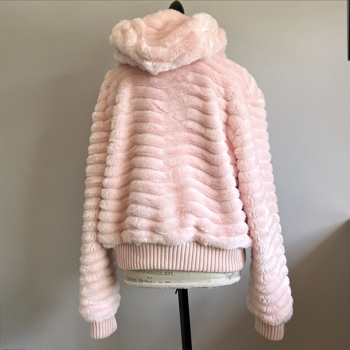 Juicy Couture × Vintage Y2K Pink Faux Fur Jacket Size L / US 10 / IT 46 - 4 Thumbnail