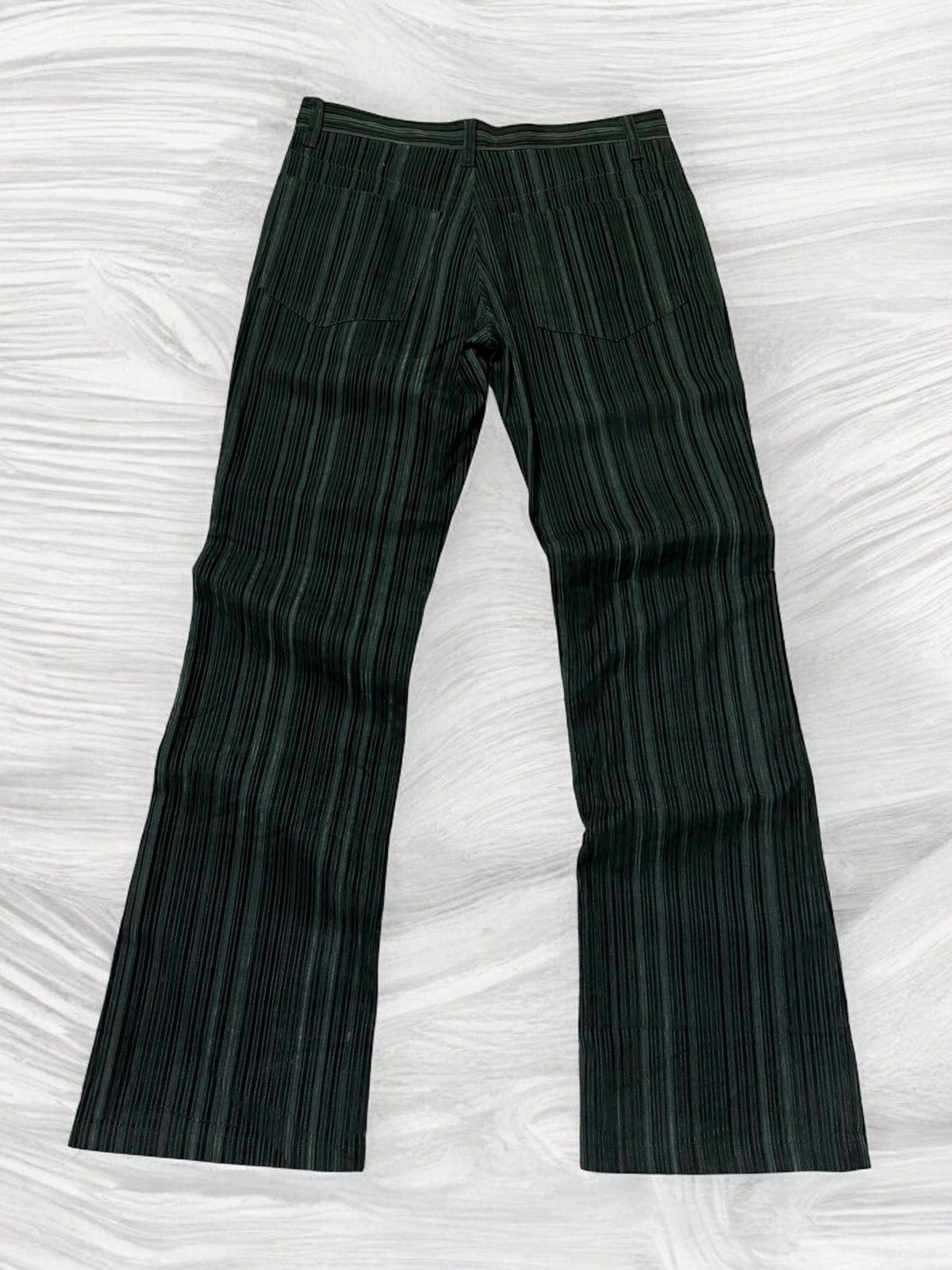 If Six Was Nine × Japanese Brand × Tornado Mart TESS 3 HIRO VELVET STRIPES FLARED PANTS Size US 30 / EU 46 - 2 Thumbnail