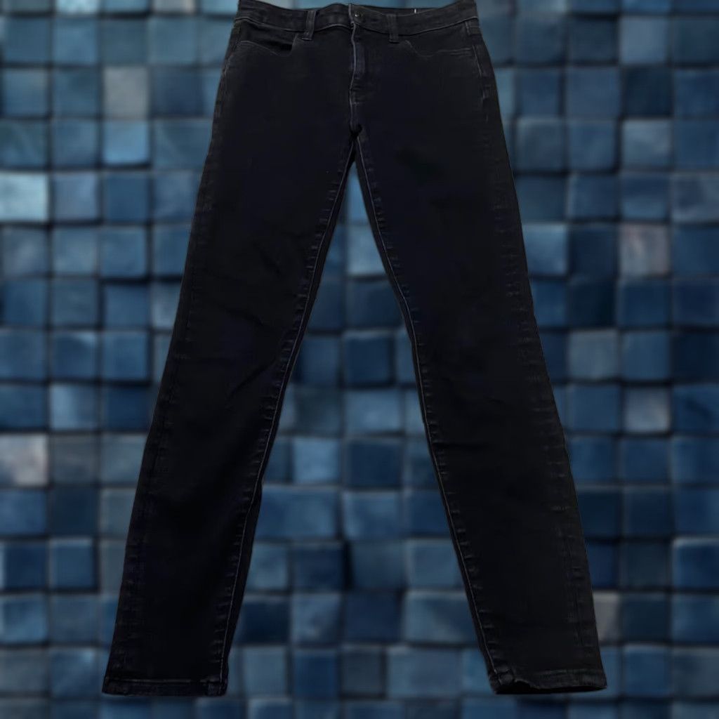 American Eagle Outfitters VINTAGE American Eagle Jeans Womens 2 Black Denim High Rise Jegging Dark Wash Regular Stretch 26 In Inseam 26 in Womens Jeans Size 26" / US 2 / IT 38 - 1 Thumbnail