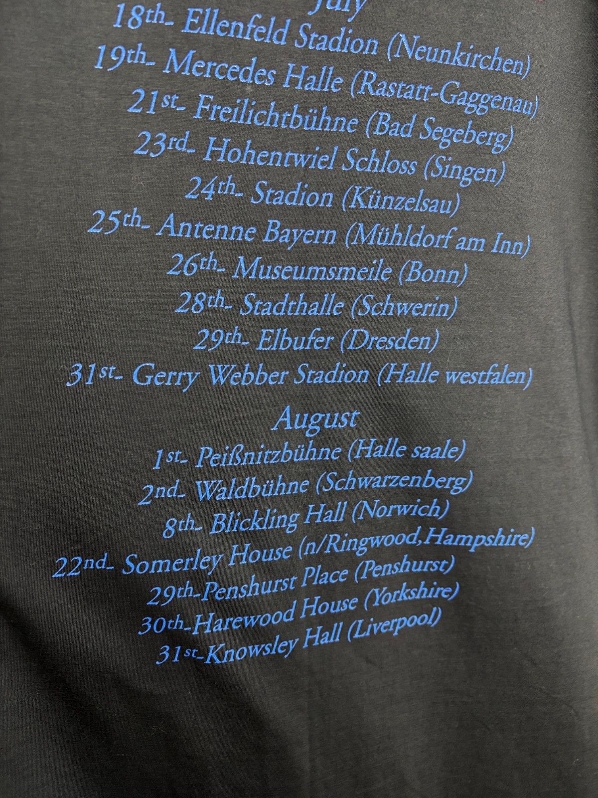 Vintage Vintage Chris de Burgh Summer Tour 1998 T-shirt Size US XL / EU 56 / 4 - 17 Thumbnail
