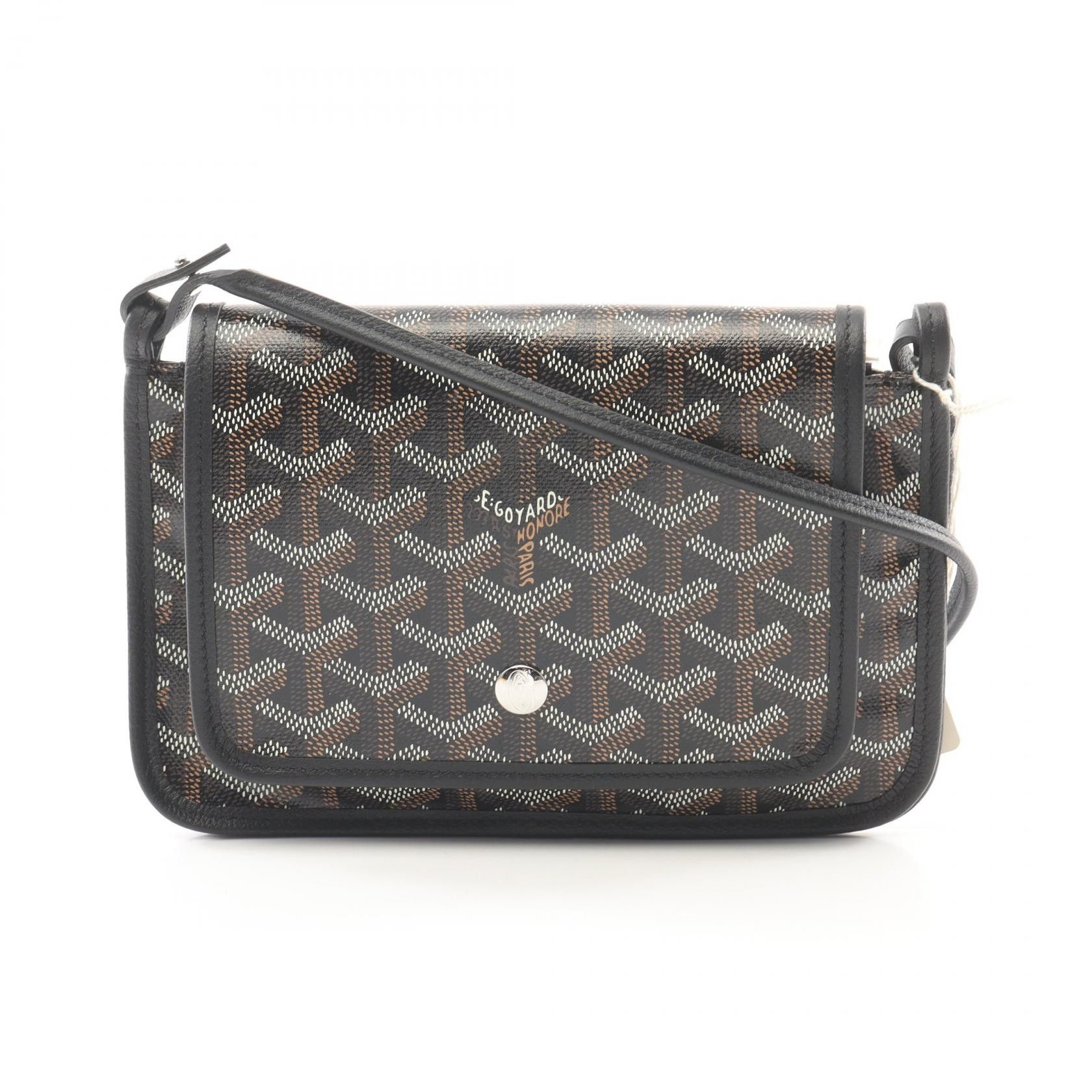 Goyard Goyard Plume Pvc Coated Canvas 2Way Shoulder Bag Canvas Shoulder Bag in Black, Women's