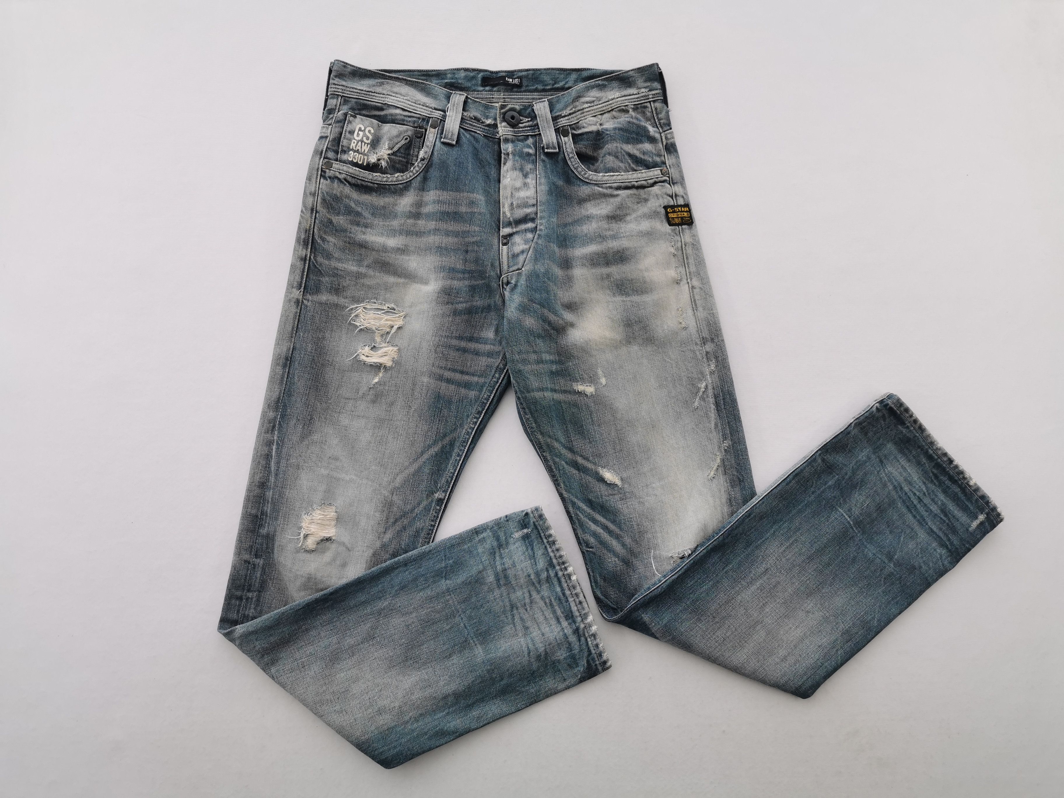 G-Star Vintage G-Star Raw Denim Jeans Waist 31 Size US 31 - 4 Thumbnail