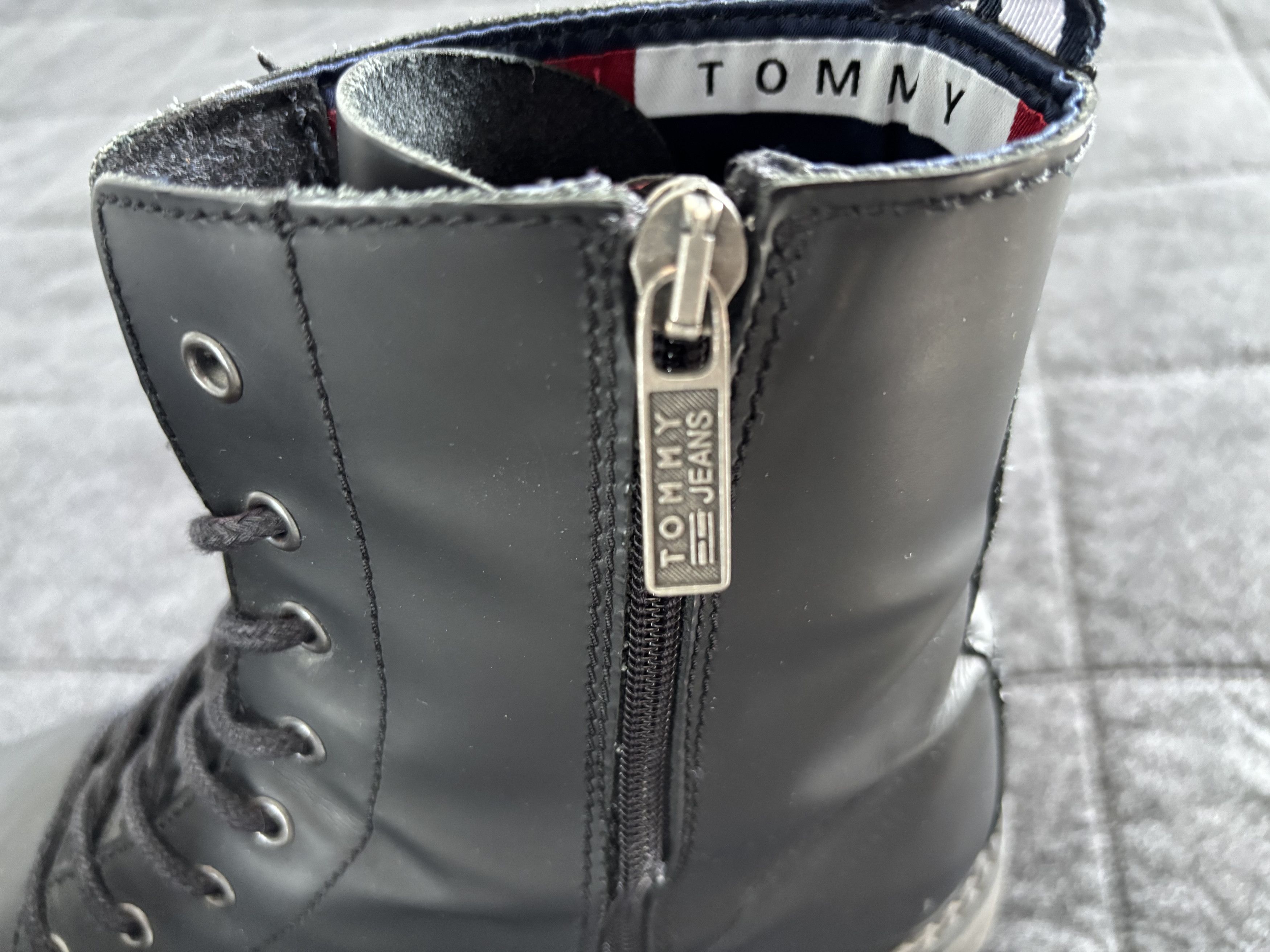 Tommy Jeans Tommy Jeans Lace-up/Zip Boots EM0EM00831 Size US 12 / EU 45 - 10 Thumbnail