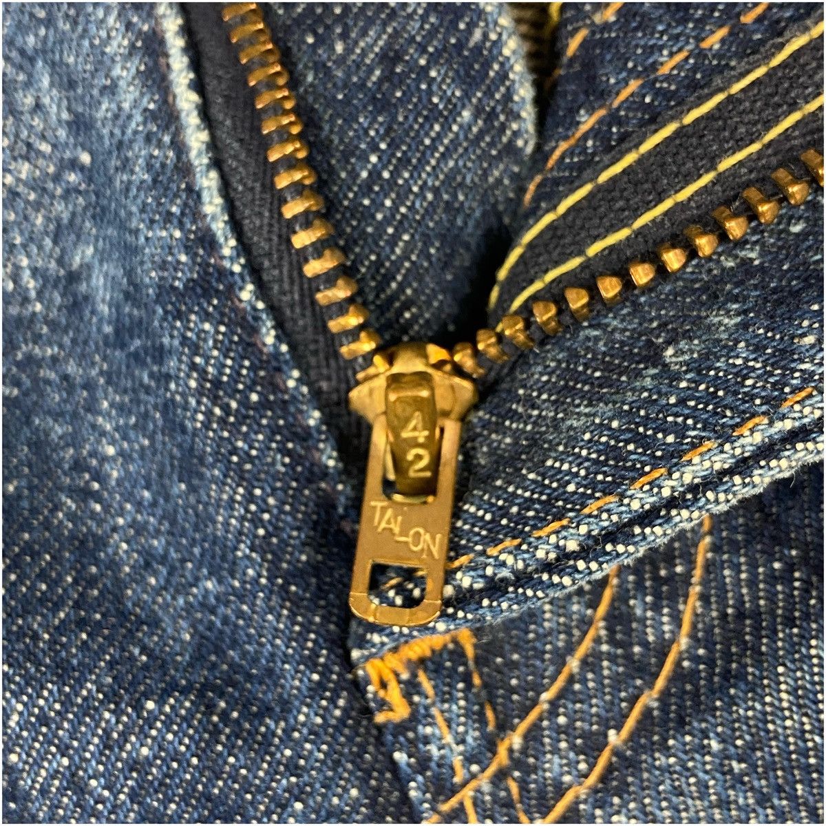Levi's 1970–71 Levi’s 646 Jeans Big E Orange – Made in USA Size US 34 / EU 50 - 10 Thumbnail