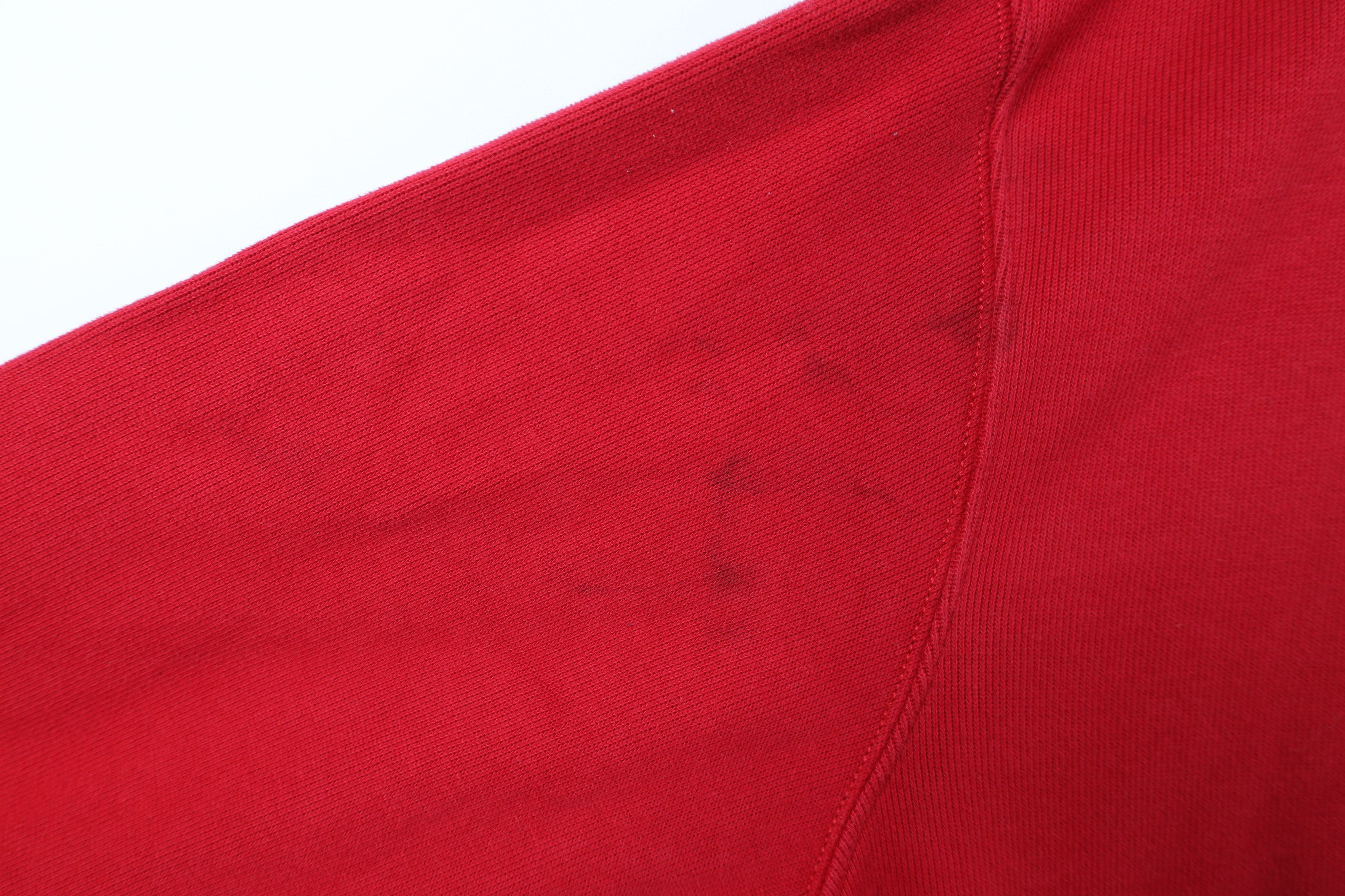 Polo Ralph Lauren Vintage Y2K Ralph Lauren Ribbed Knit 1/4 Zip Sweater Red Size US XXL / EU 58 / 5 - 10 Thumbnail
