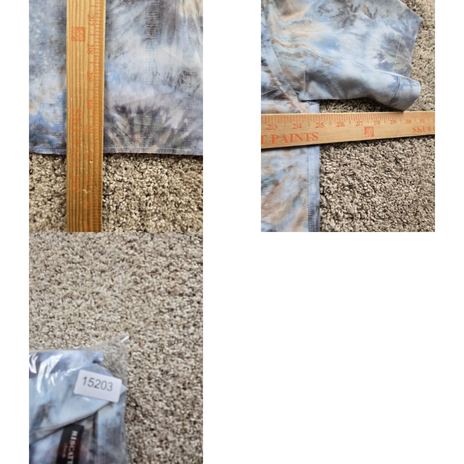 Vintage VINTAGE Riscatto Shirt Mens L Blue Tie Dye Short Sleeve Button Up Italy Made Size US L / EU 52-54 / 3 - 8 Thumbnail