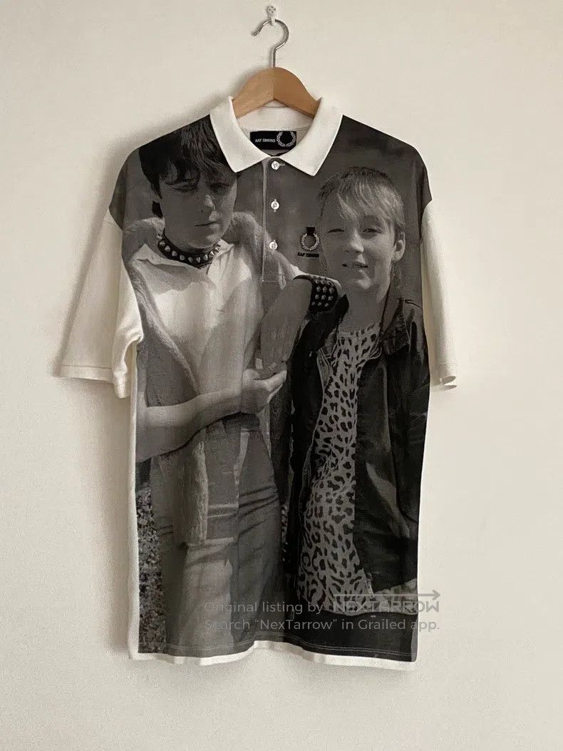 Raf Simons Raf Simons Co-branded polo shirt, short sleeves Size US S / EU 44-46 / 1 - 2 Thumbnail