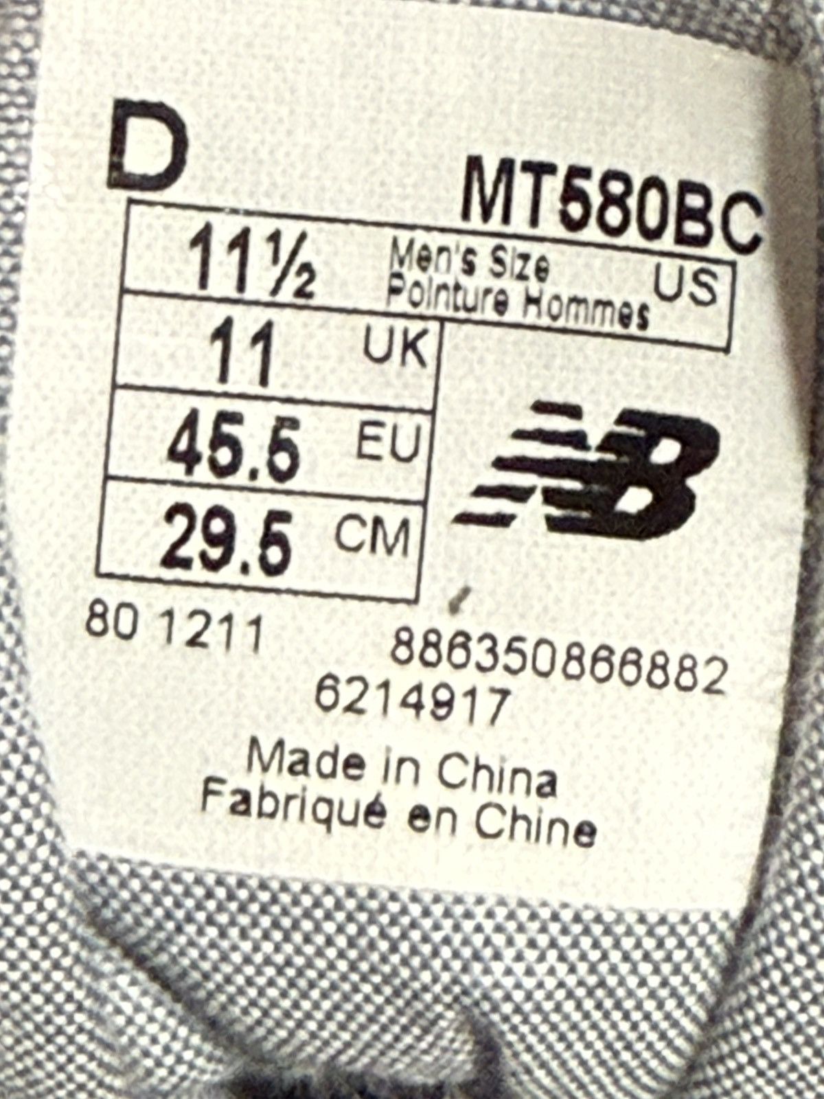New Balance Burn Rubber x New Balance MT580BC Size US 11.5 / EU 44-45 - 6 Thumbnail