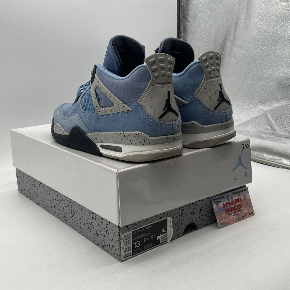 Jordan Brand Air Jordan 4 university blue Size US 13 / EU 46 - 4 Thumbnail