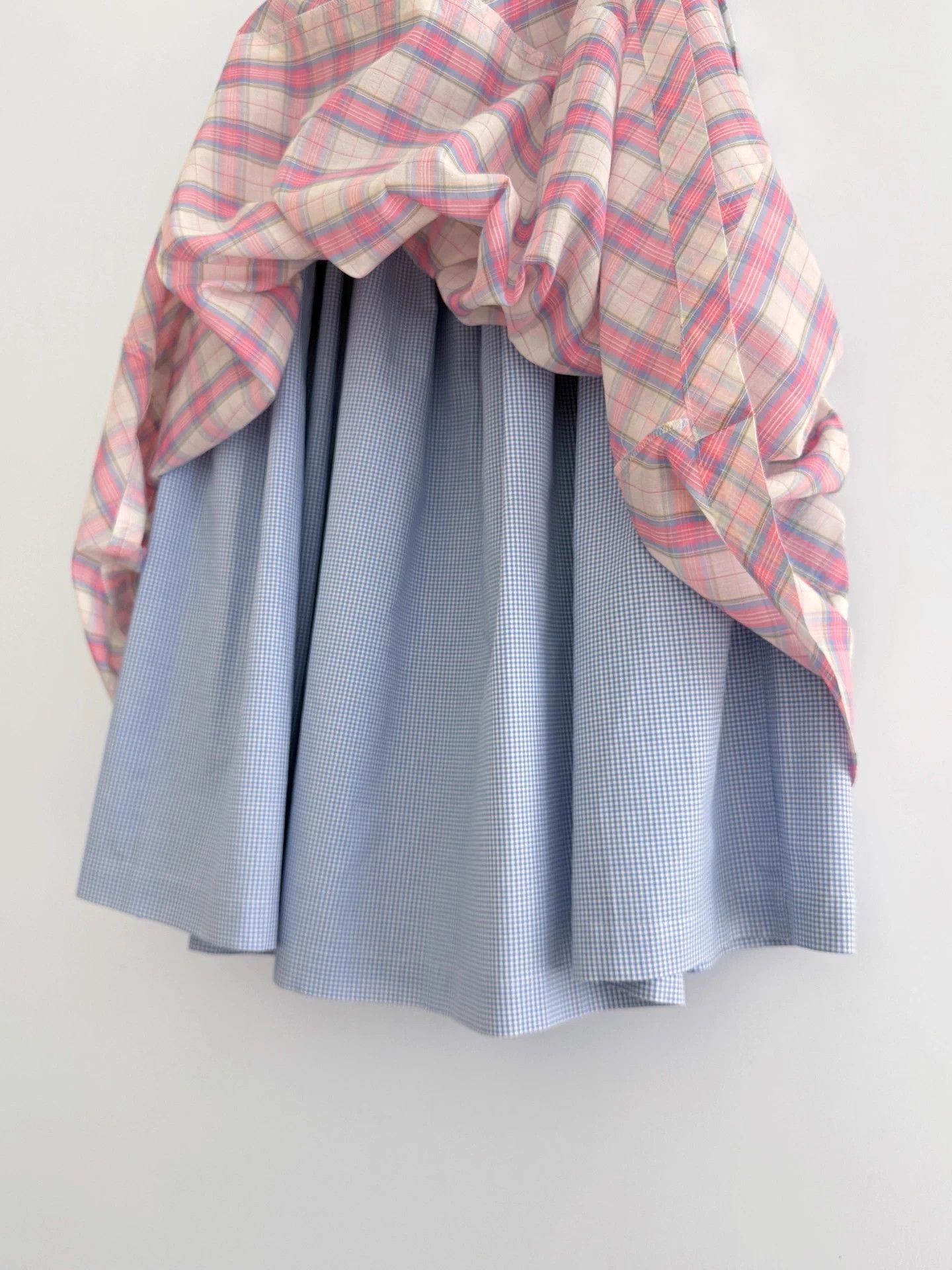 CDG by Comme des Garcons CDG pink plaid double layer skirt Size M / US 6-8 / IT 42-44 - 7 Thumbnail