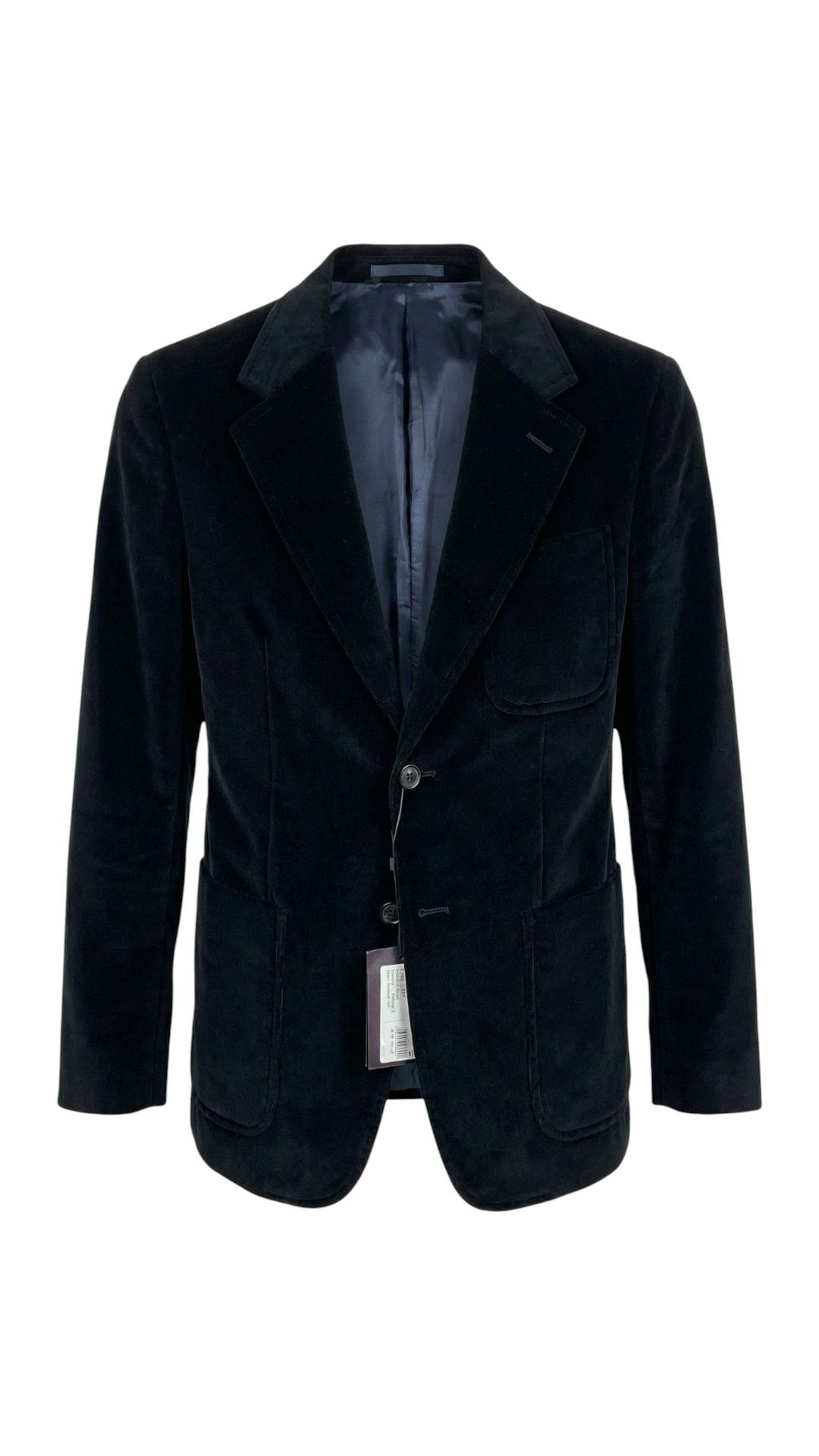 Prada MIDNIGHT BLUE CORDUROY BLAZER JACKET Size US S / EU 44-46 / 1 - 1 Thumbnail